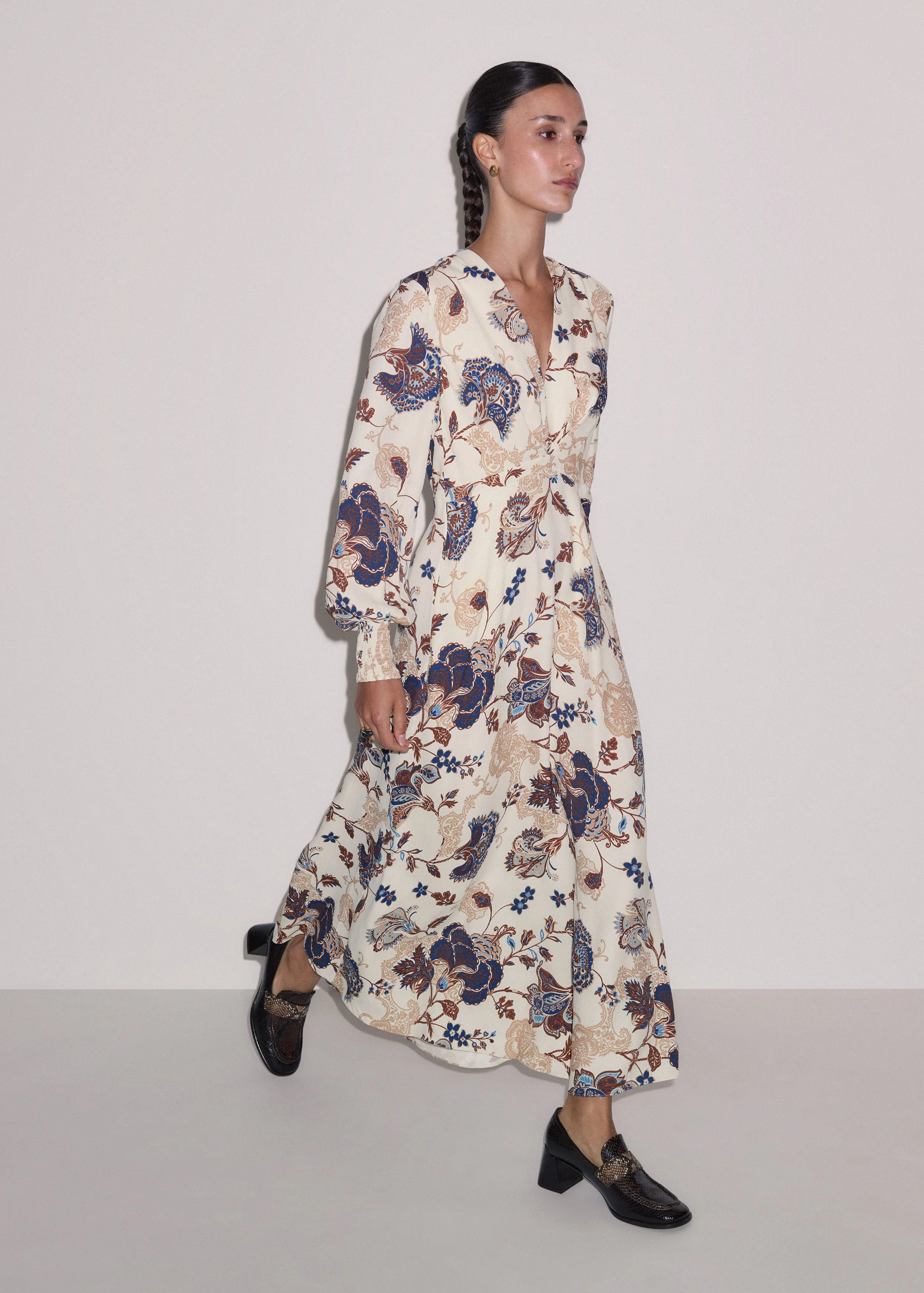 Fit + Flare Maxi Dress - 1
