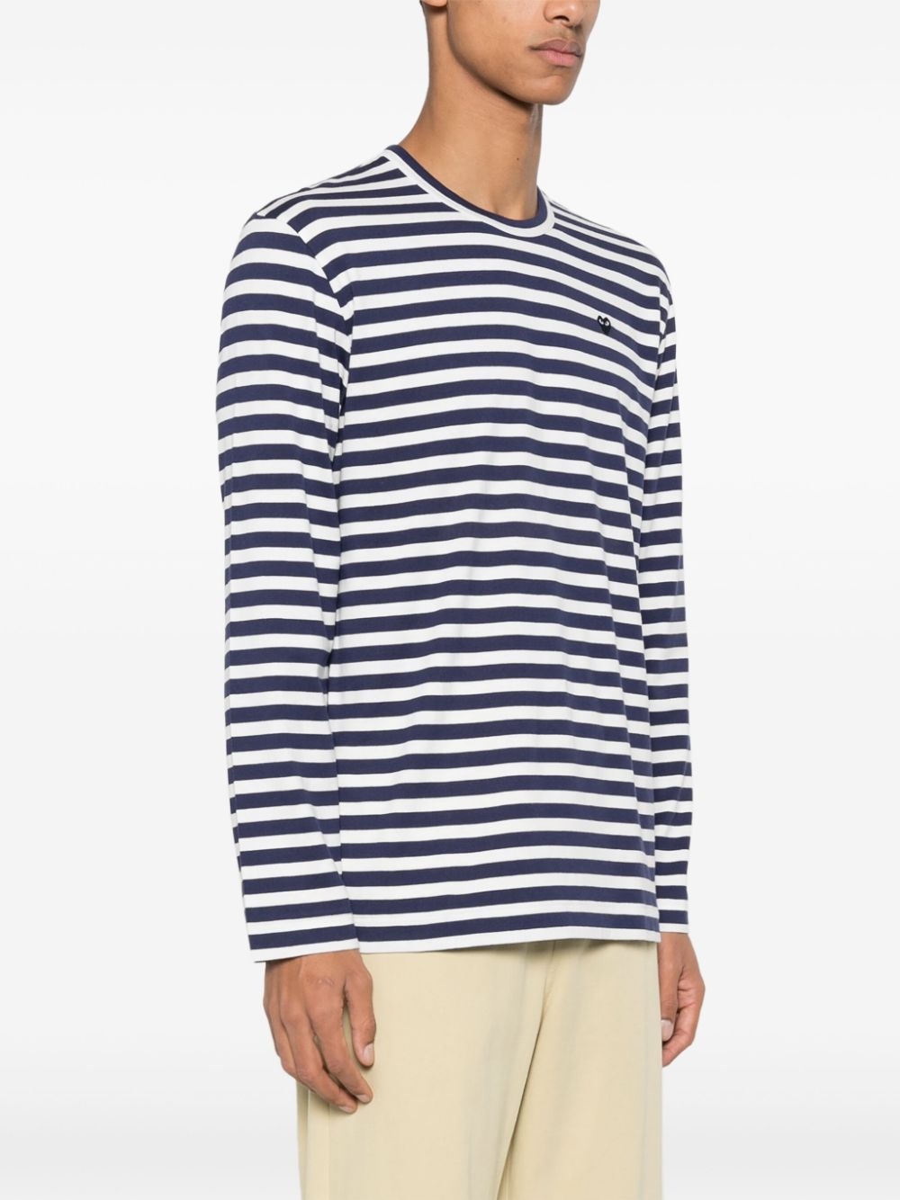 striped T-shirt - 3