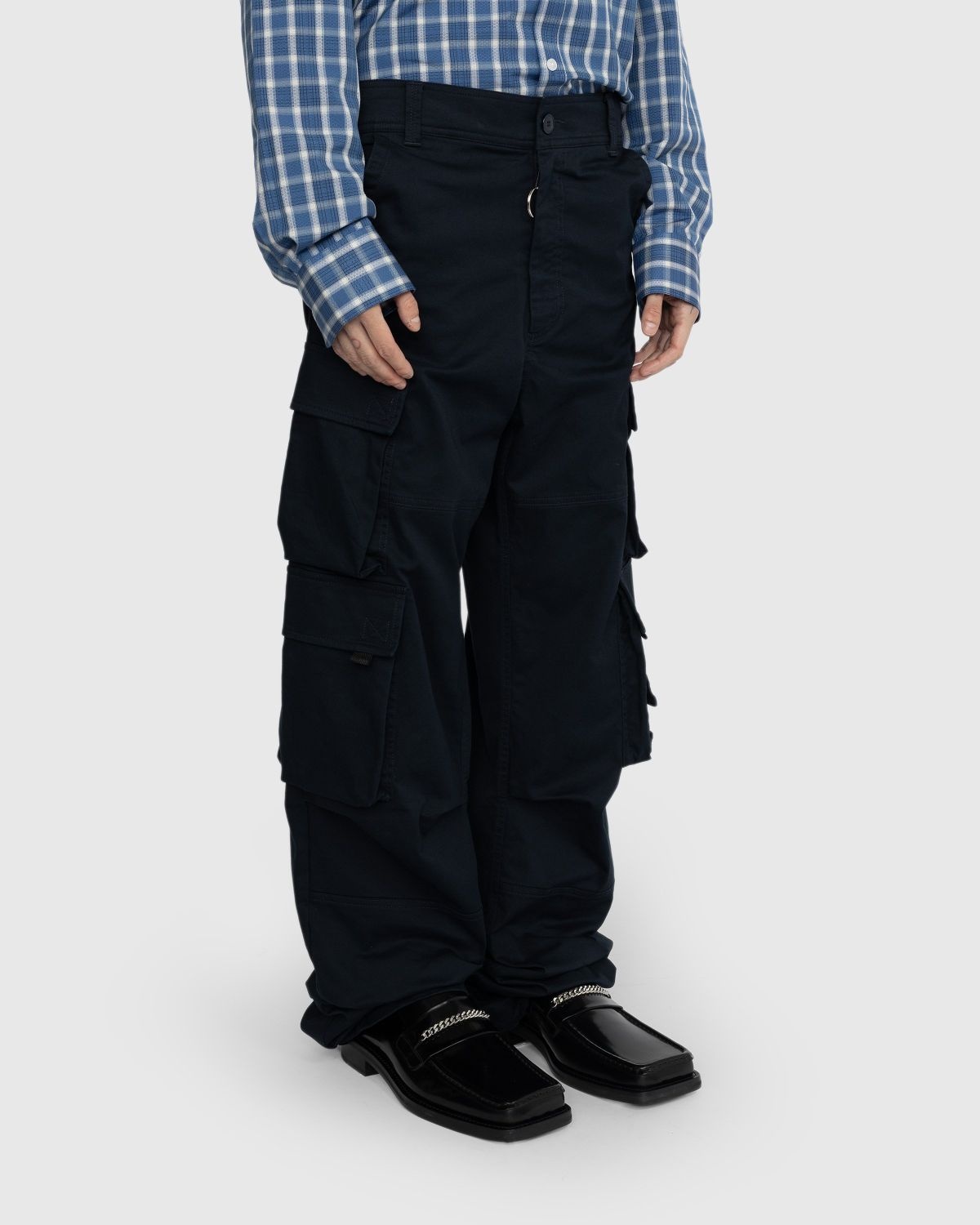 Martine Rose – Pulled Cargo Trouser Navy - 4