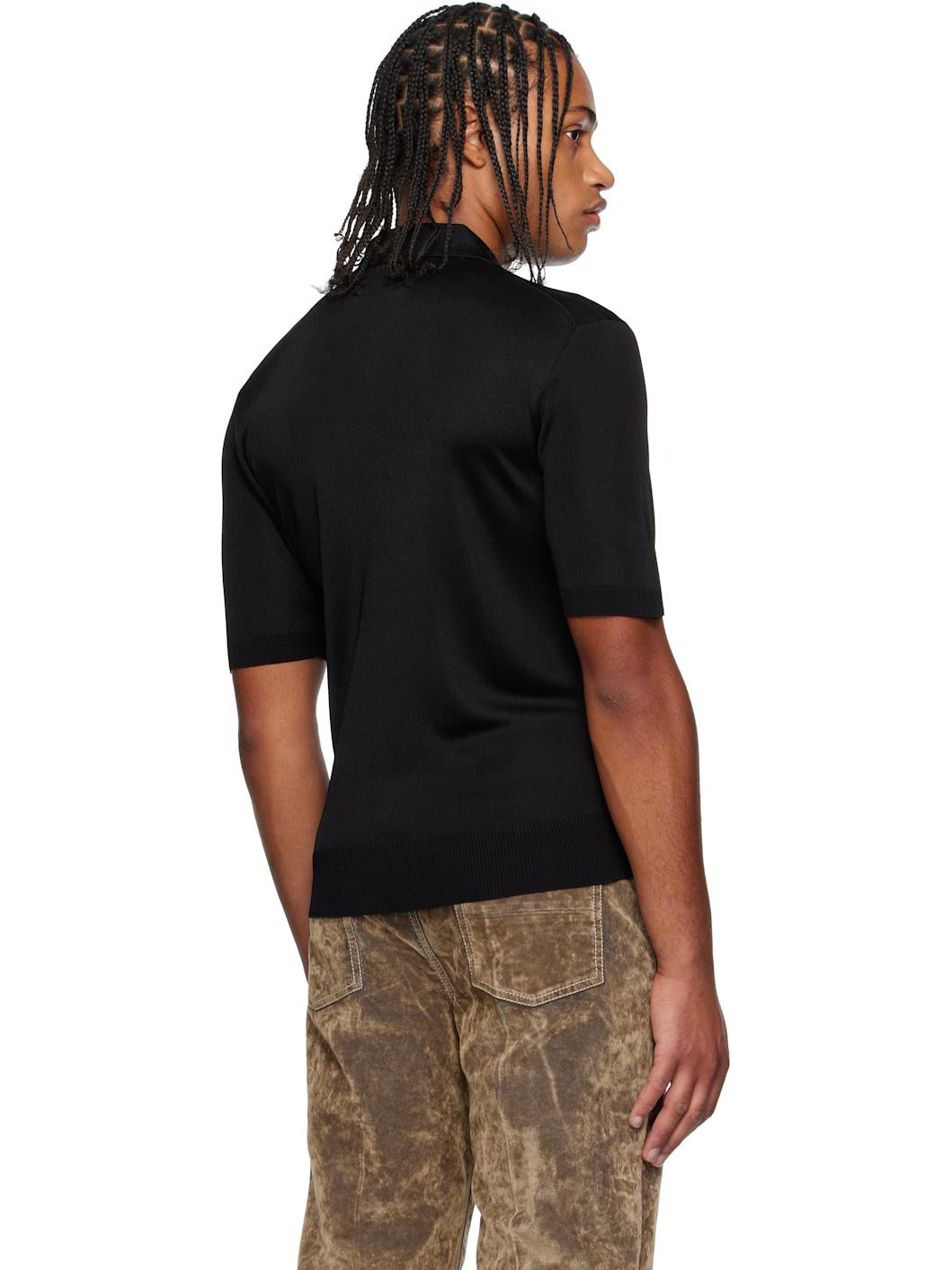 Black 'AMIRI' Spirit Polo - 3