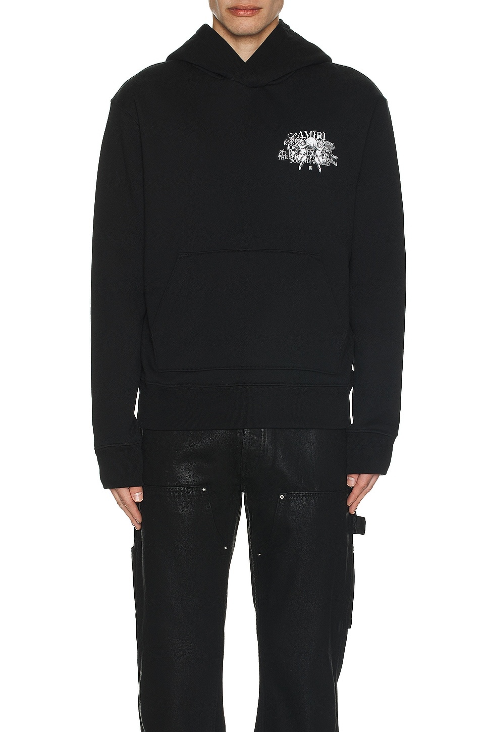AMIRI Cherub Text Hoodie | forward | REVERSIBLE