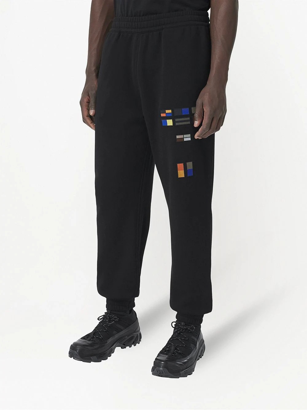 patch-detail track pants - 3