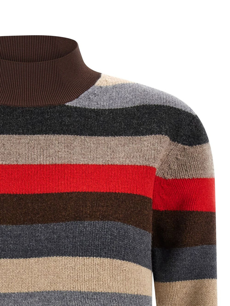 striped-patter wool pullover 3
