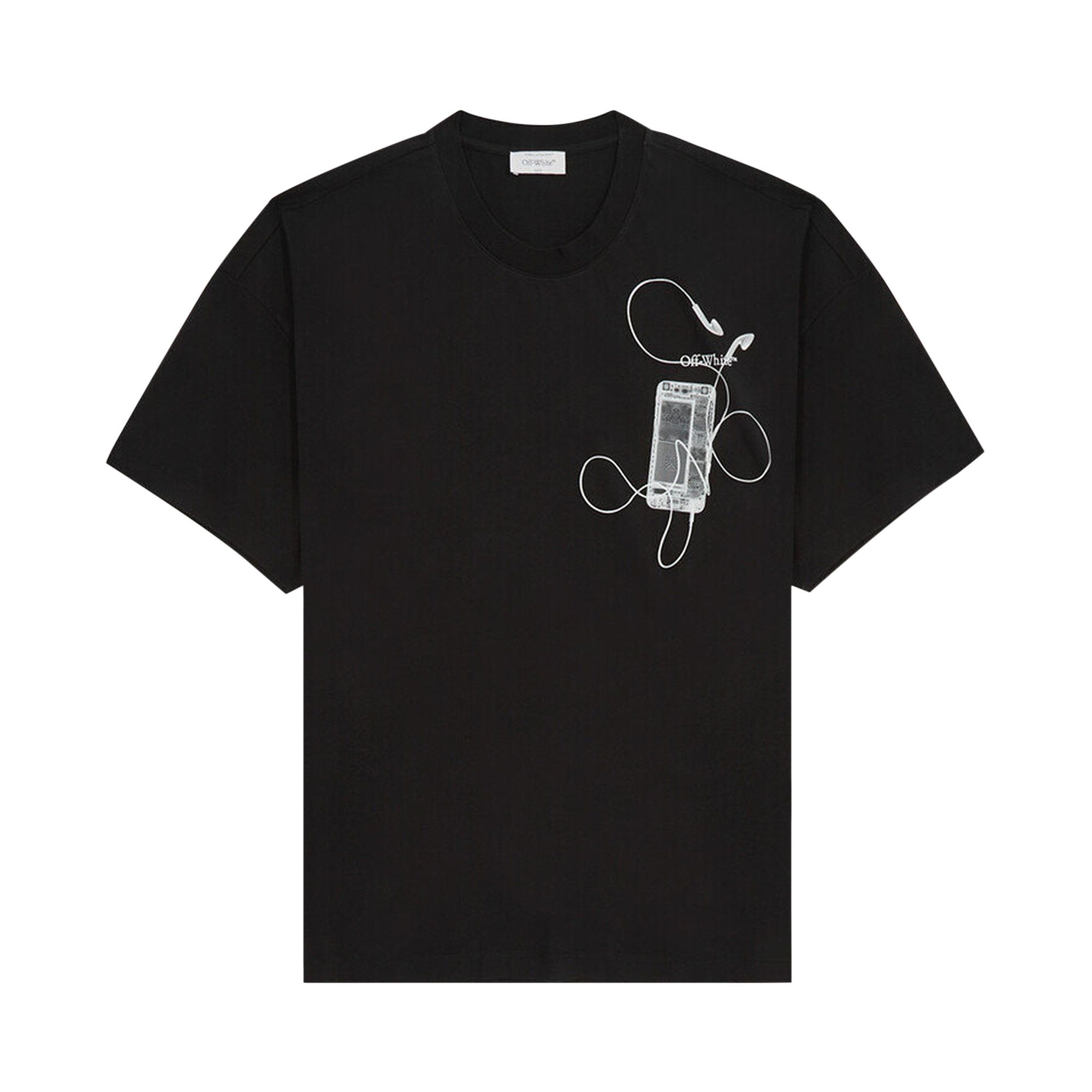 Off-White Short-Sleeve Tee 'Black/Grey' - 1