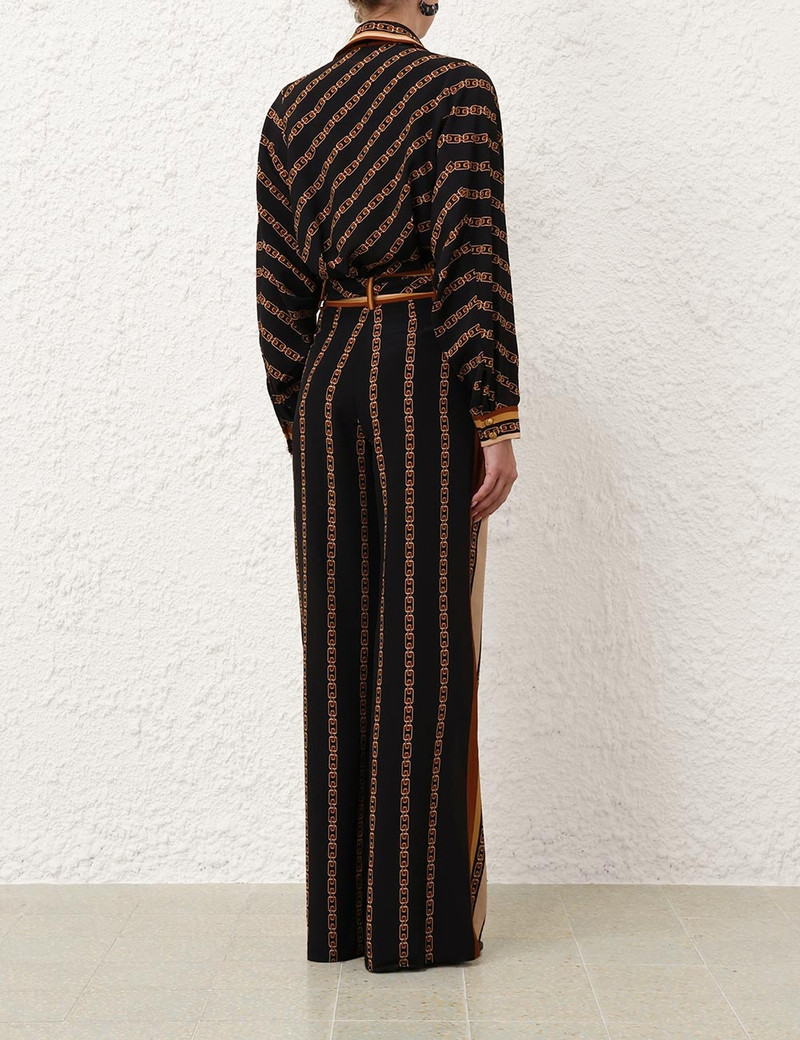 BELTED WIDE LEG PANT 4