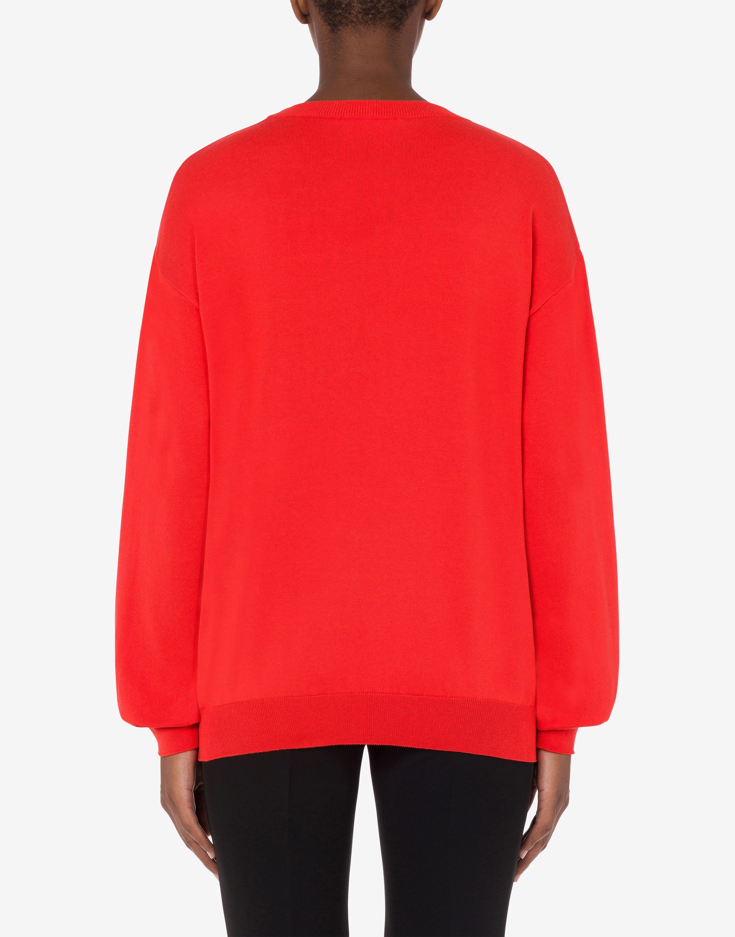 WOOL MOSCHINO TEDDY BEAR PULLOVER - 3