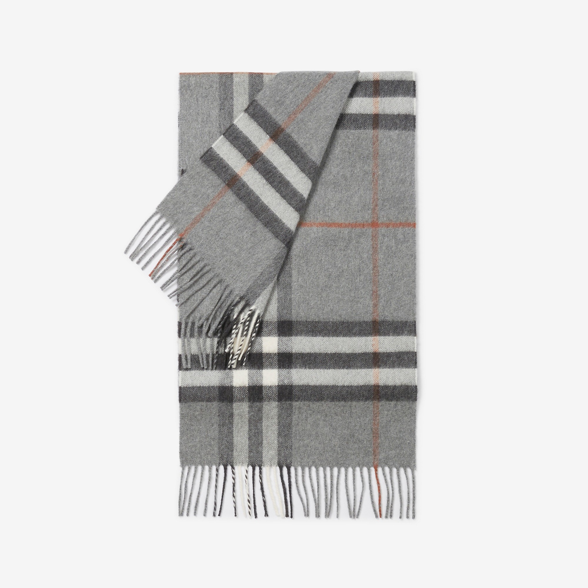 Burberry Check Cashmere Reversible Scaf Knight
