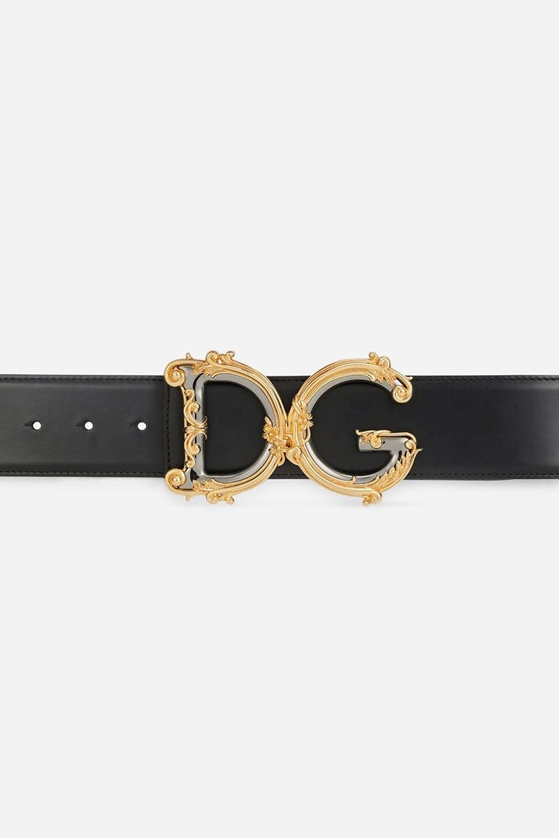 Belt With DG Logo Buckle - Nero - 4