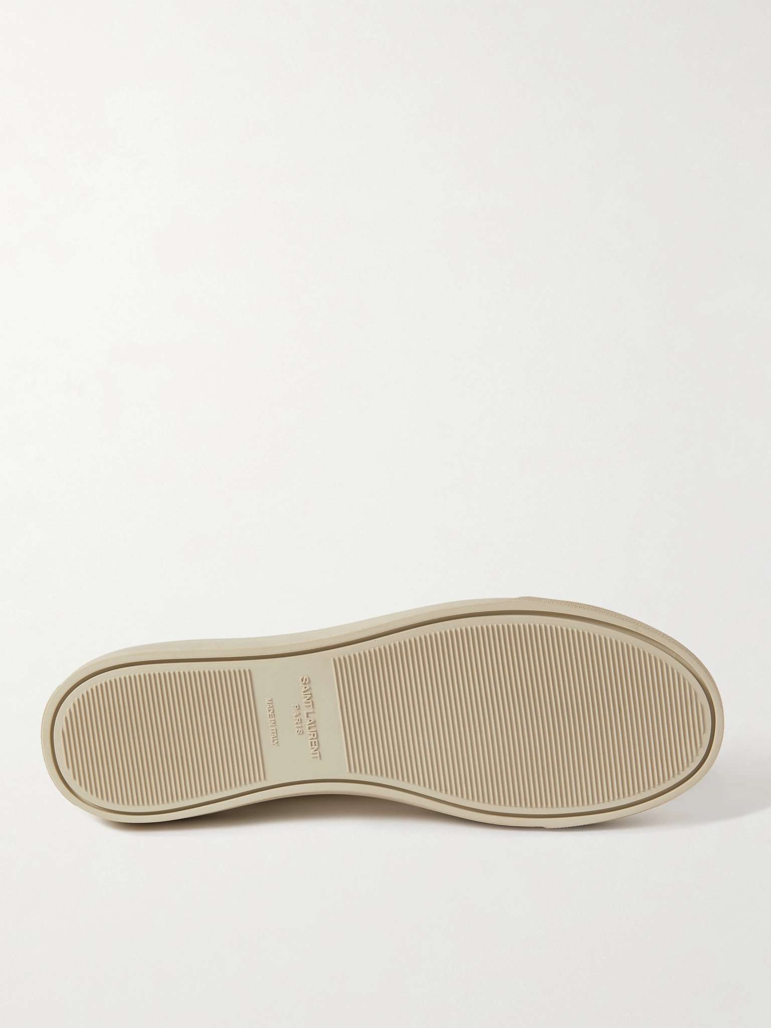 Andy Leather-Trimmed Logo-Print Canvas Sneakers - 7