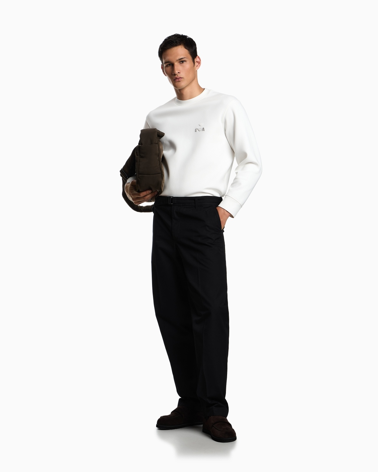 ASV JERSEY SWEATSHIRT WITH SUPER-EMBOSSED EA EMBROIDERY - 2