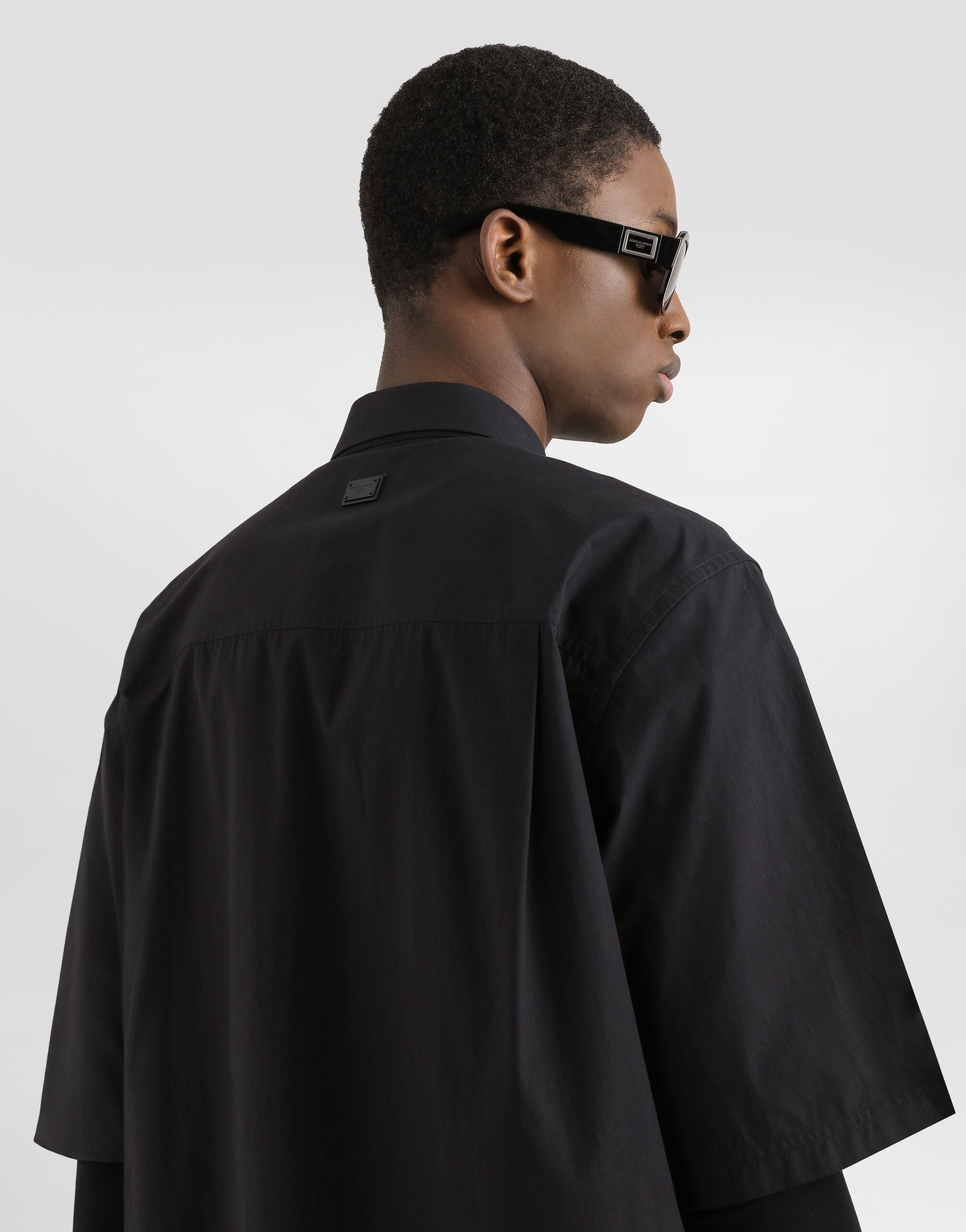Poplin shirt with tag - 5