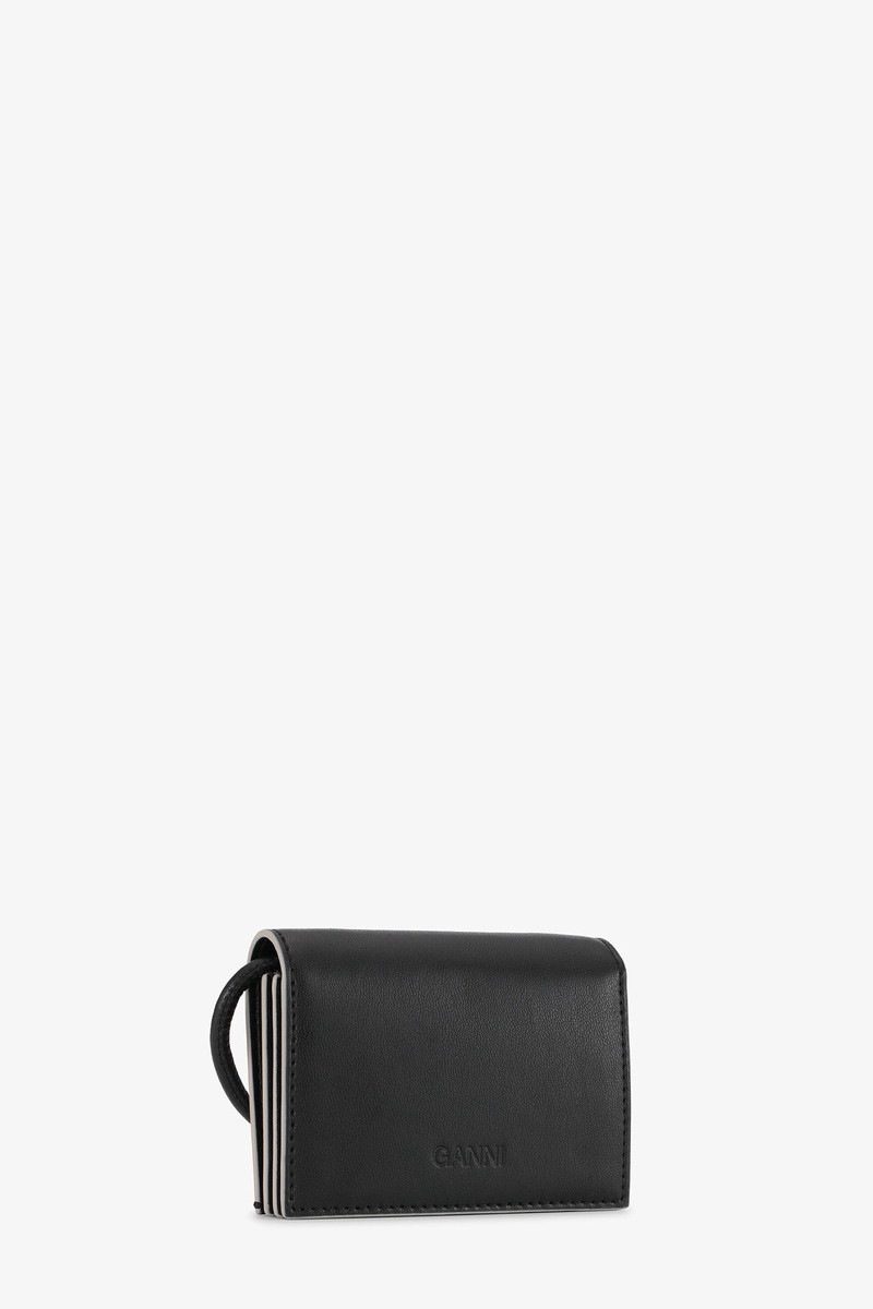 GANNI BLACK GANNI BOU WALLET ON STRAP outlook