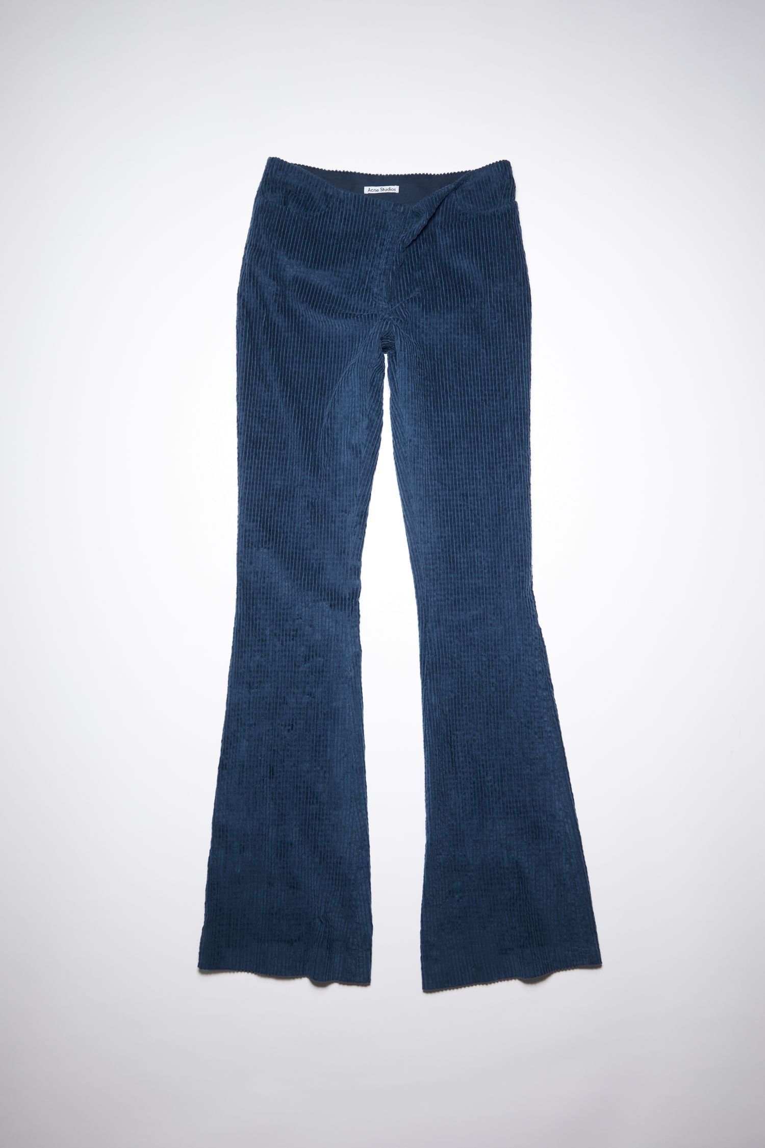 Corduroy trousers - Blackbird blue - 1
