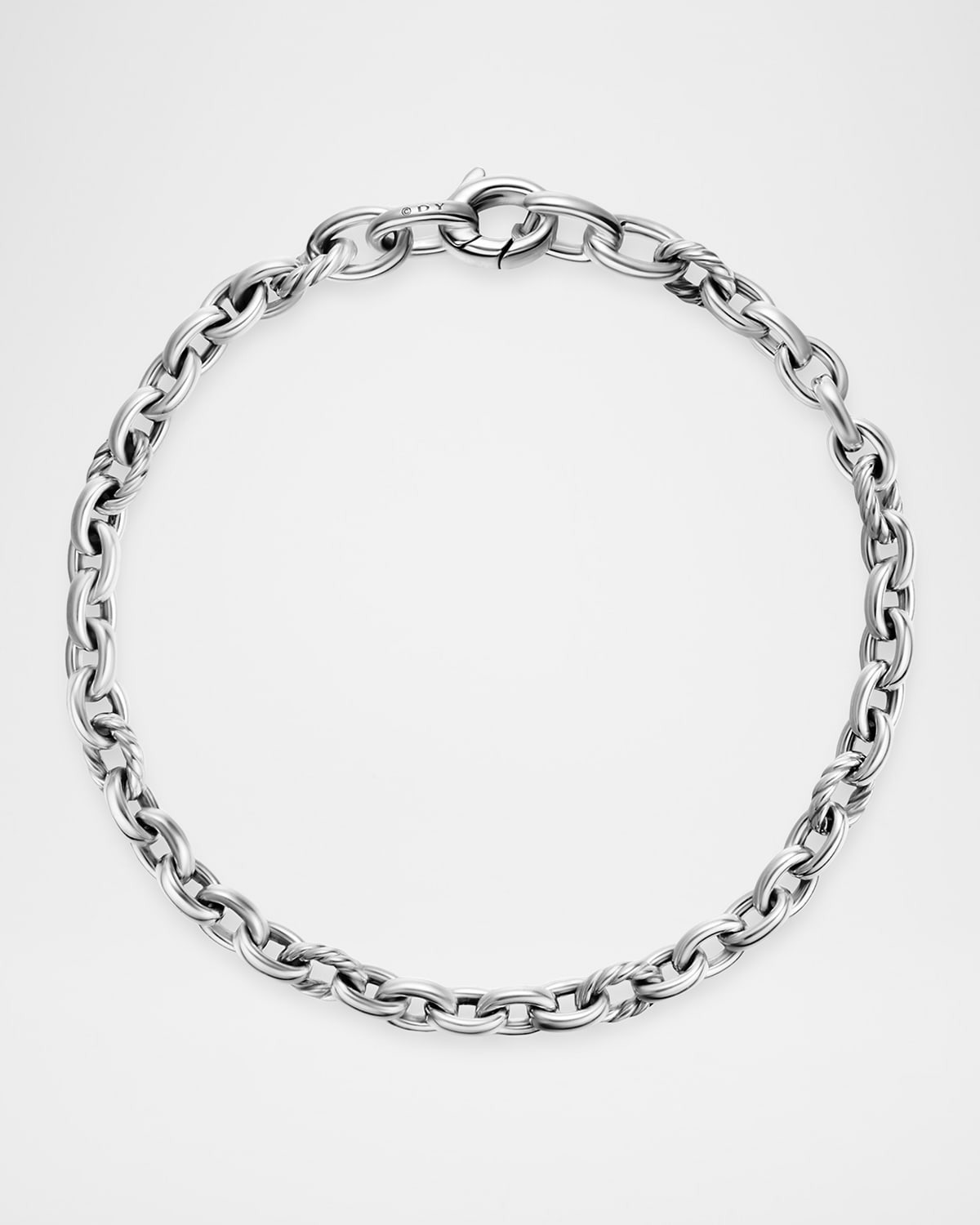 DY Mercer Petite Chain Bracelet in Silver, 4.5mm - 3