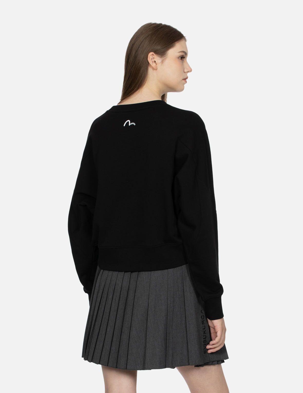 Floral Kamon Print and Logo Jacquard Loose Fit Sweatshirt - 8