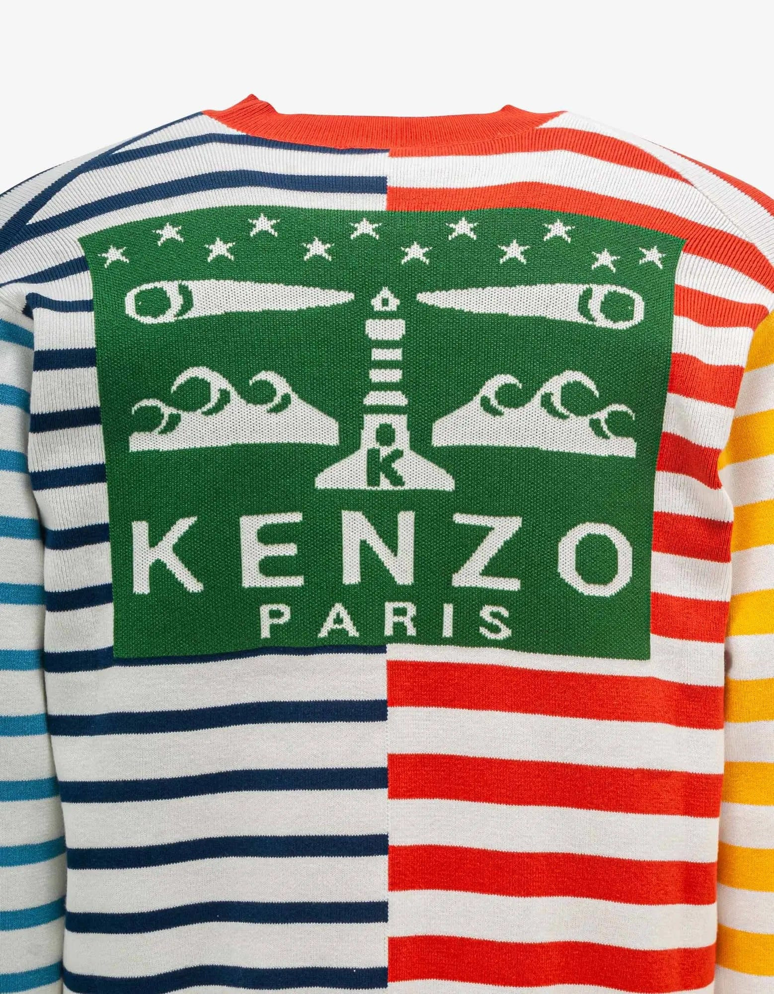 Kenzo Multicolour Nautical Stripes Sweater - 5
