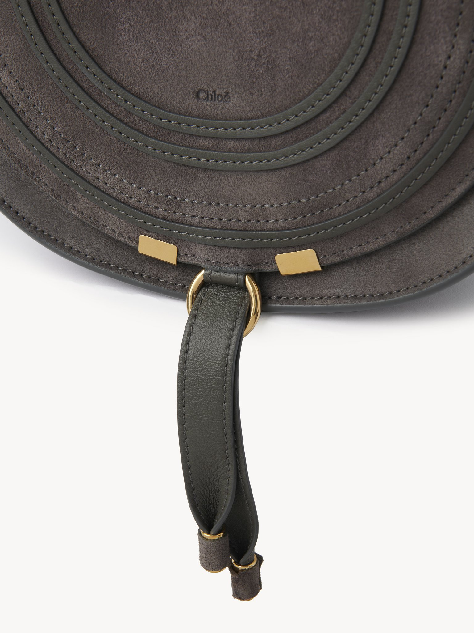 MARCIE SADDLE BAG IN SUEDE LEATHER - 7