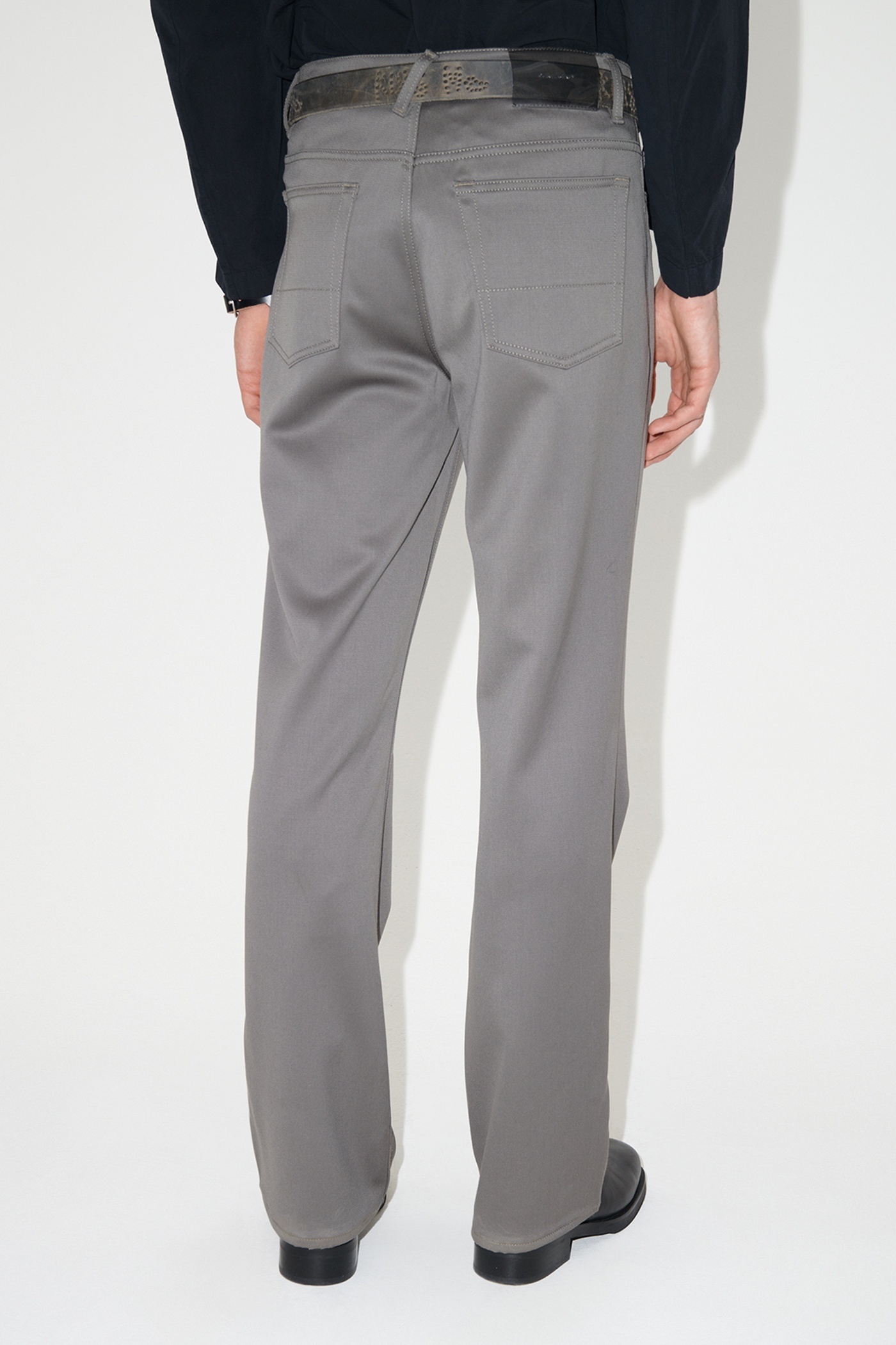 70s Cut Mole Grey Exquisite Wool - 6