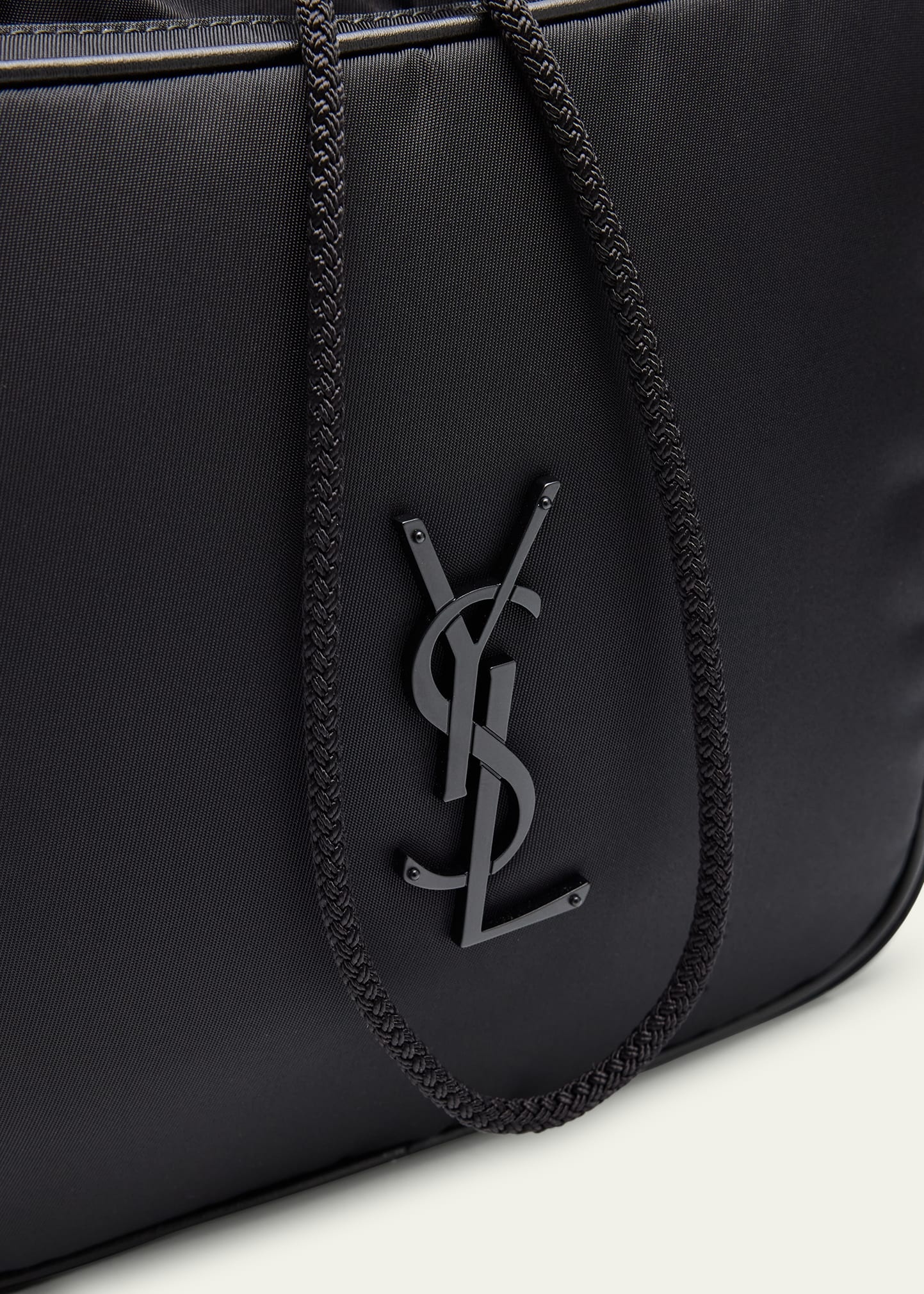 Men's Niki Small YSL Bucket Crossbody Bag in Nylon - 5