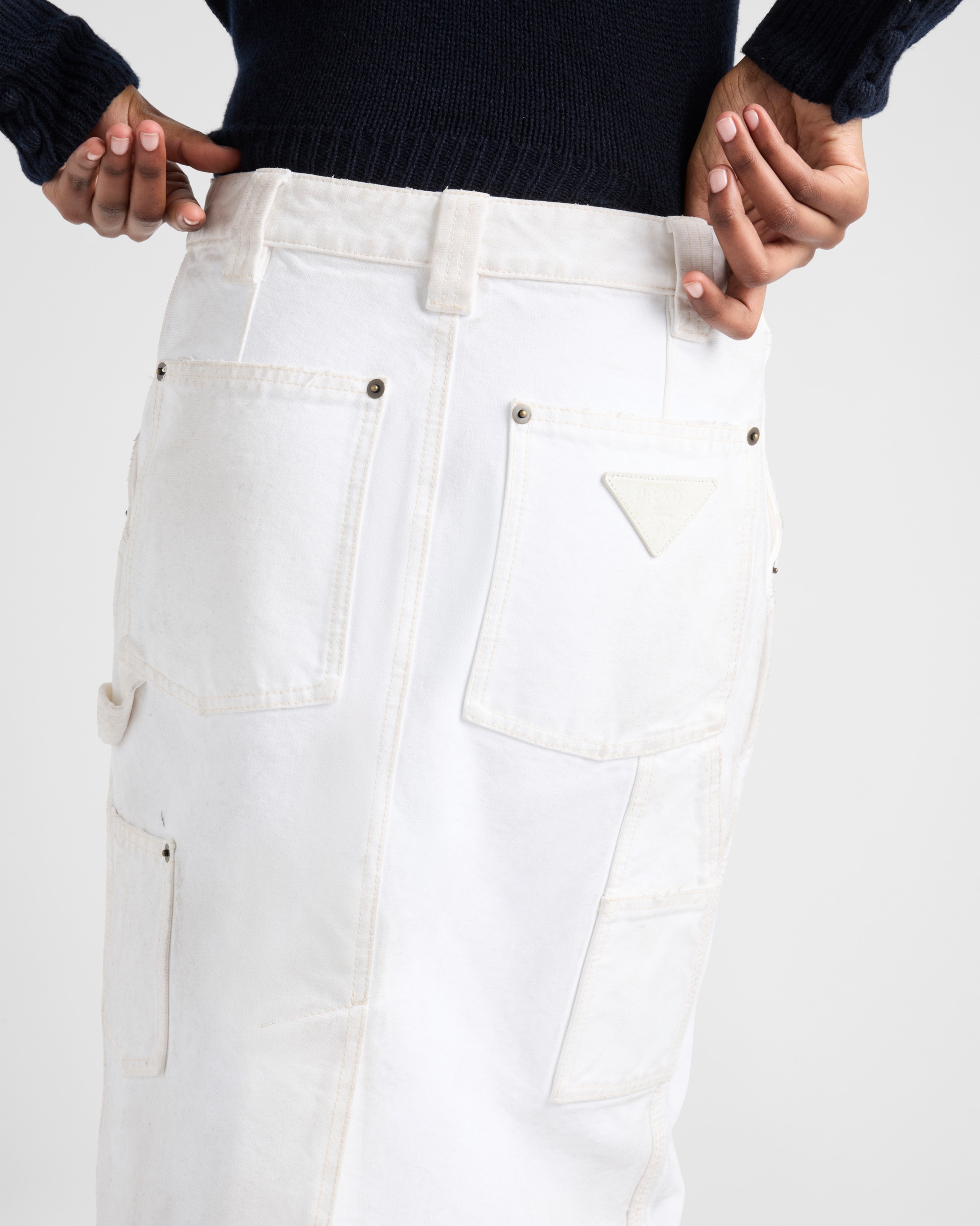 Old canvas pencil skirt - 6