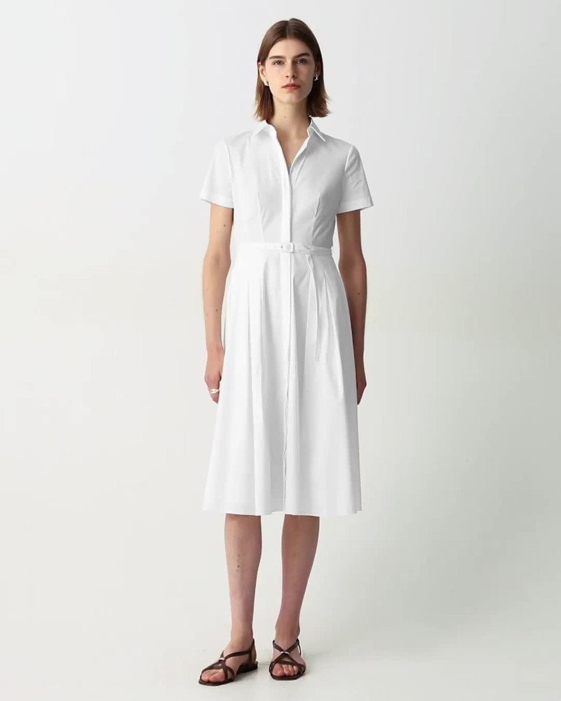 Short-Sleeve Shirt Dress in Good Cotton 6