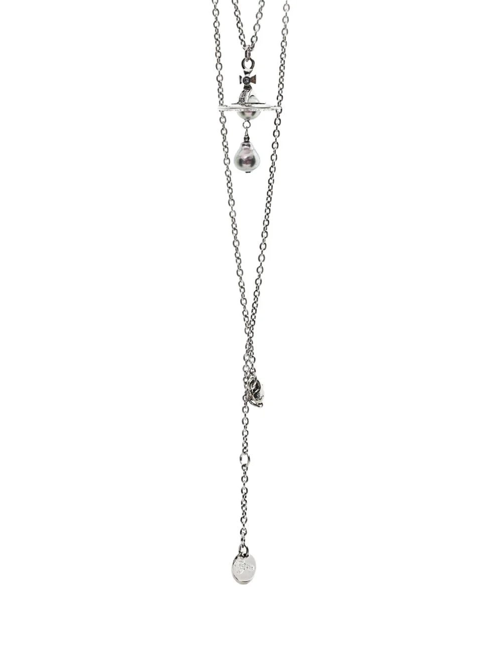 Aleksa faux-pearl pendant necklace - 1