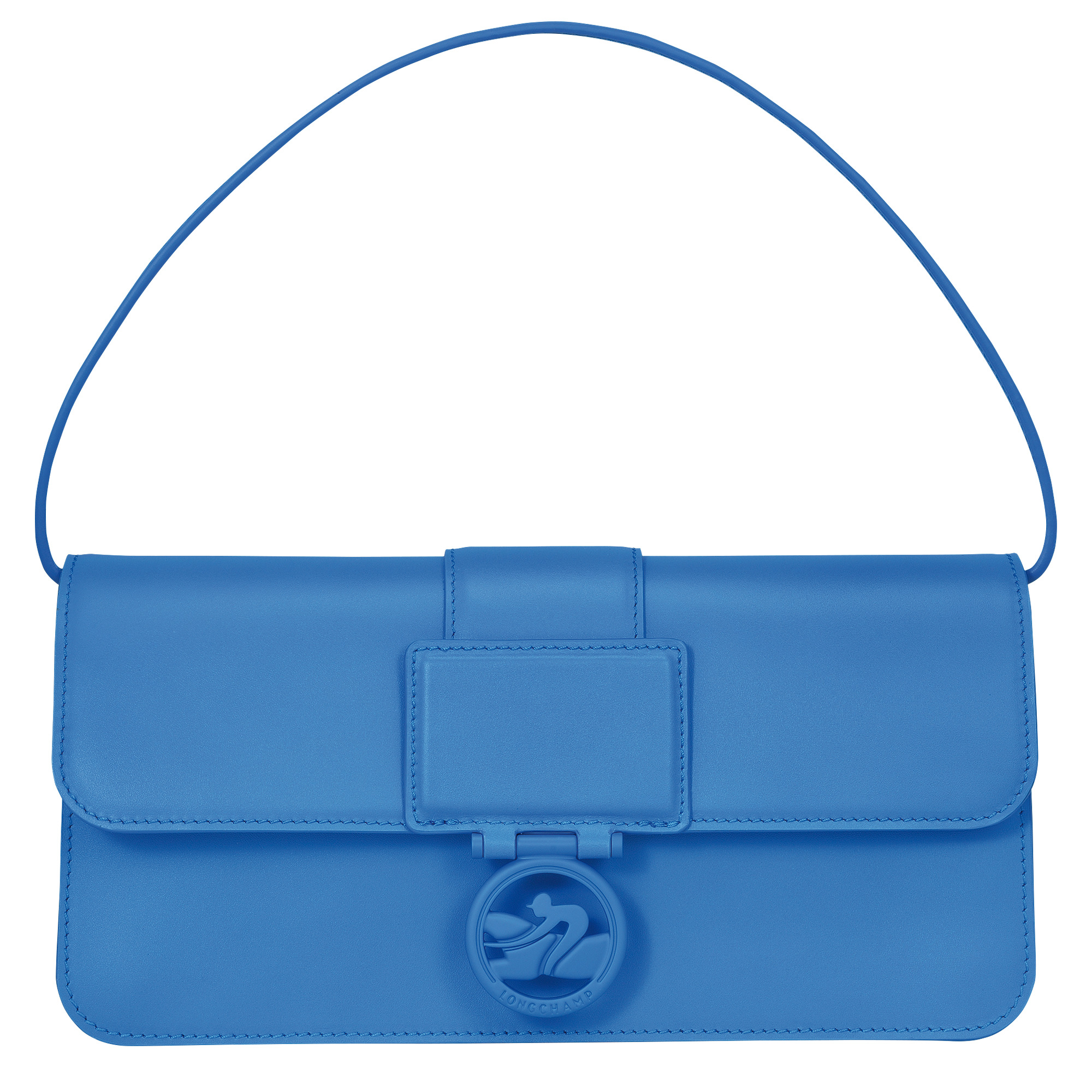 Box-Trot M Baguette bag Cobalt - Leather - 1