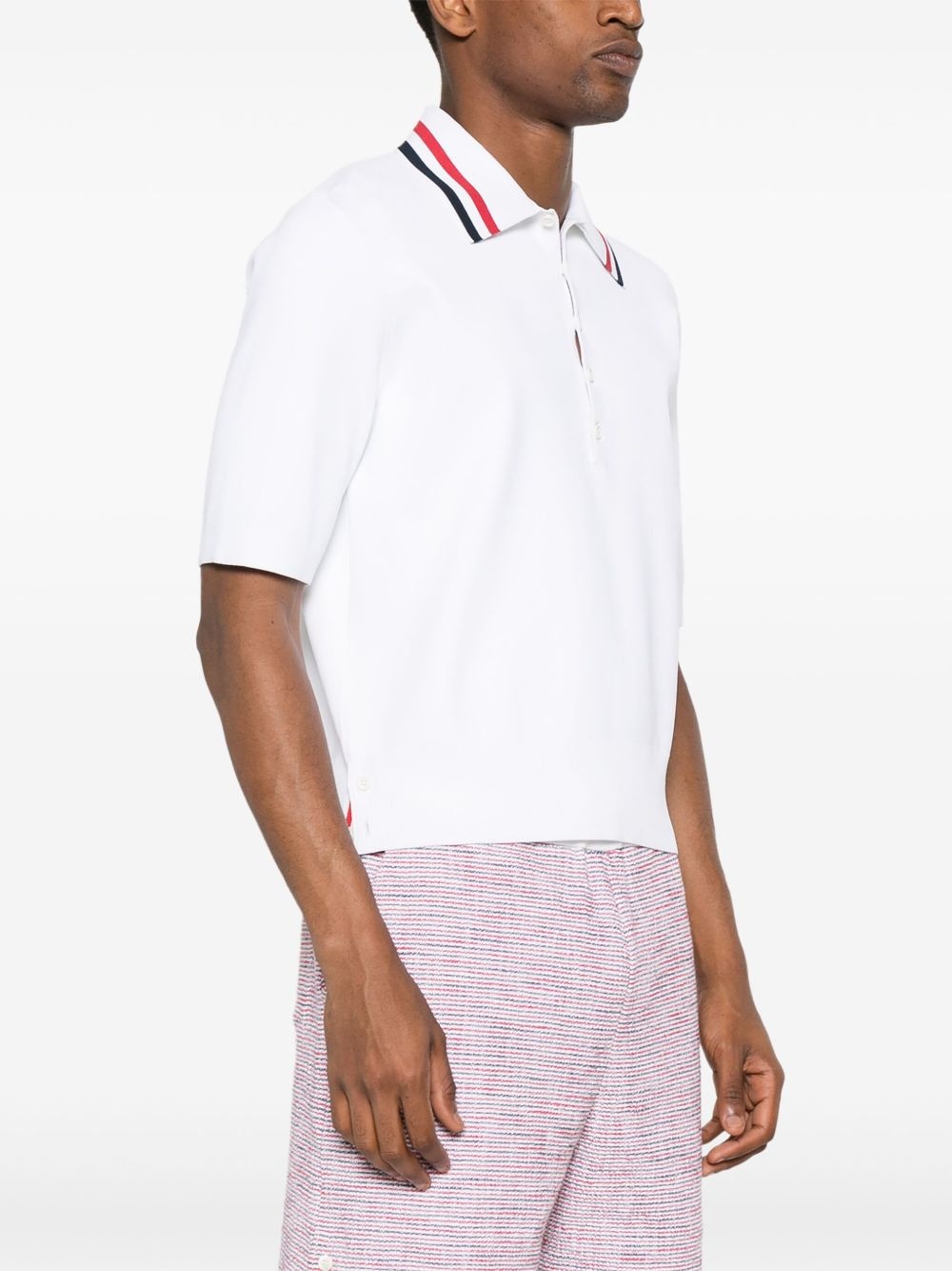 RWB-stripe polo shirt - 3