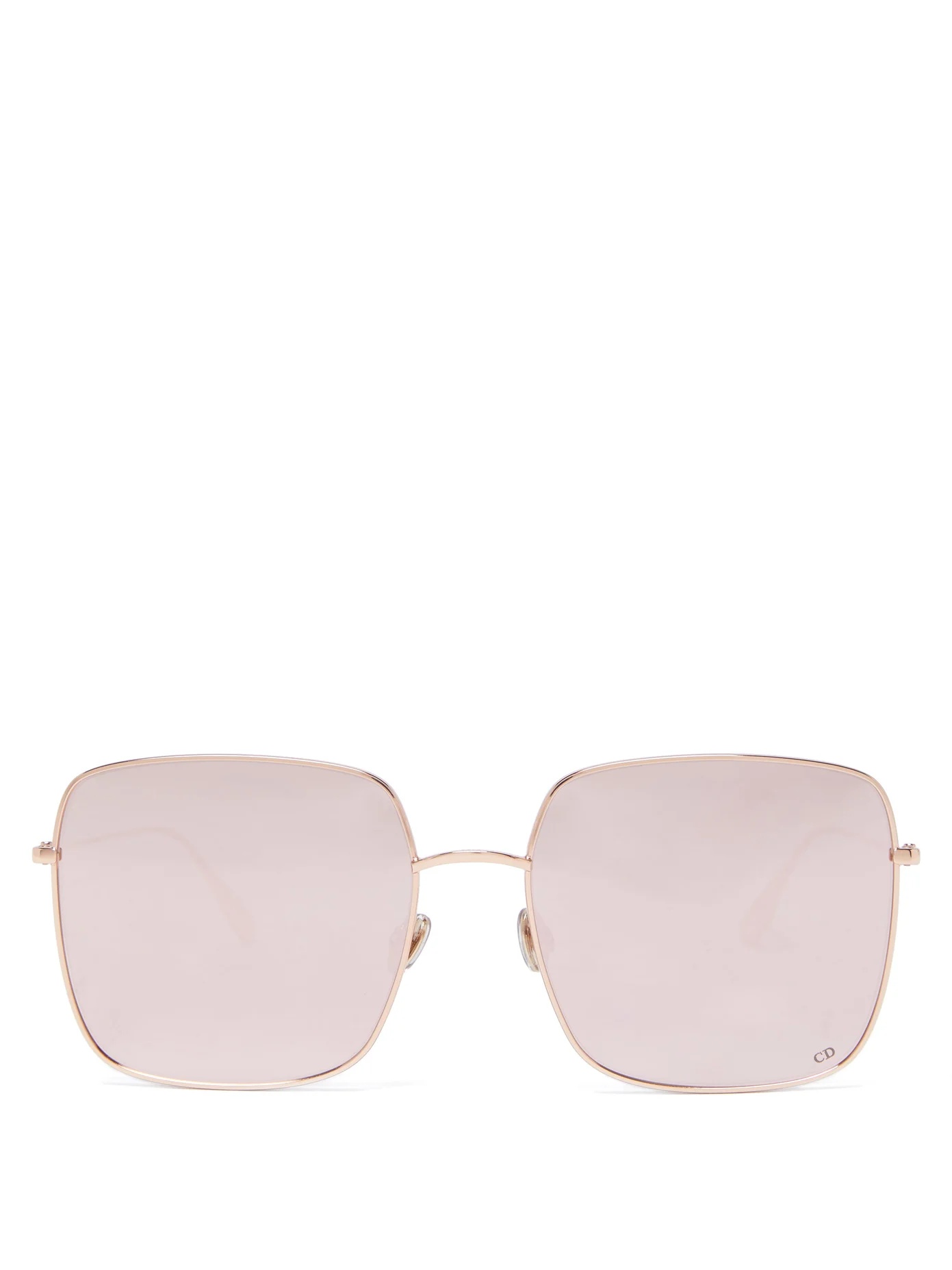 DiorStellaire square metal sunglasses - 1