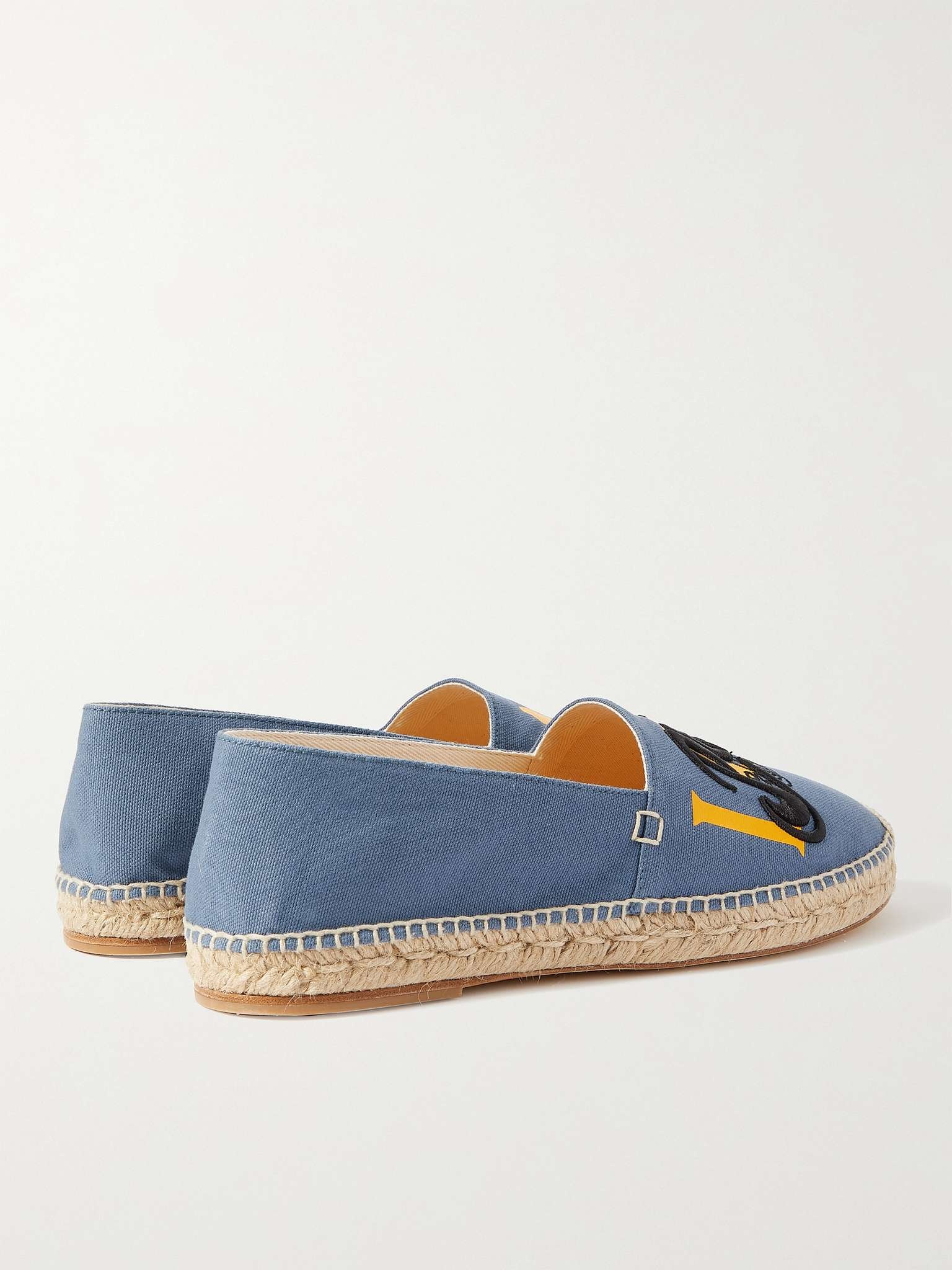 + Paula's Ibiza Logo-Detailed Canvas Espadrilles - 5