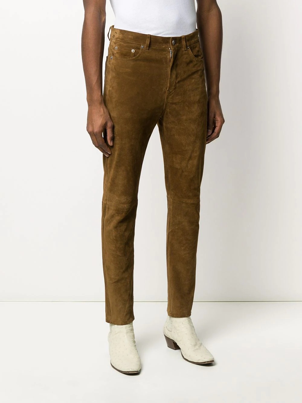 high-rise skinny trousers - 3