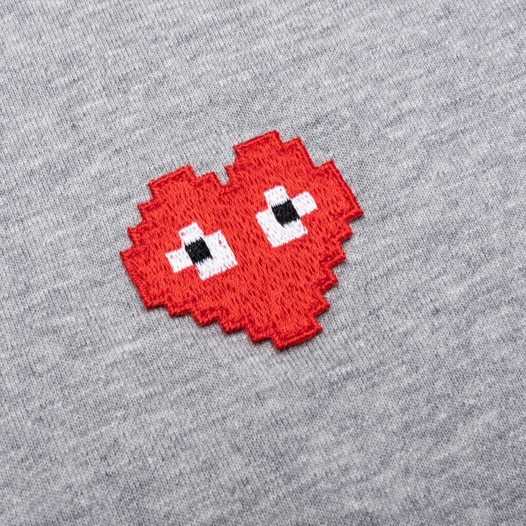COMME DES GARCONS PLAY X THE ARTIST INVADER WOMEN'S T-SHIRT - GREY - 3