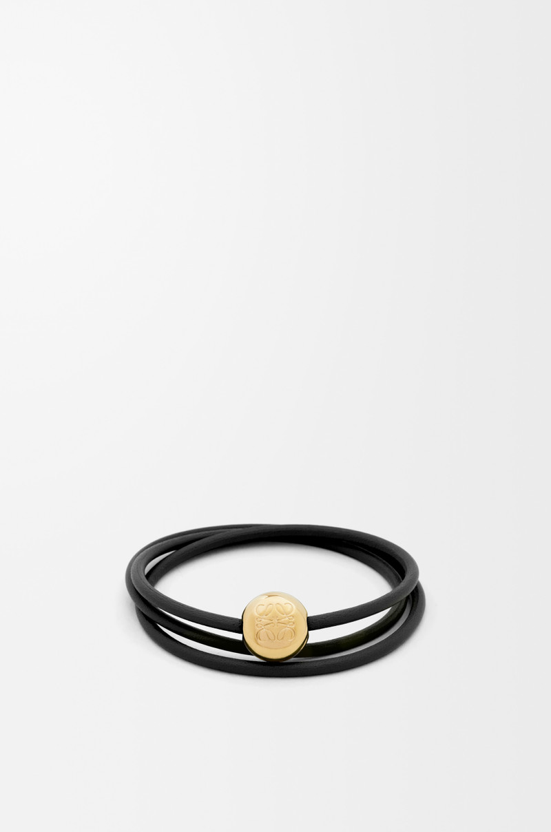 Pebble bracelet in calfskin 1