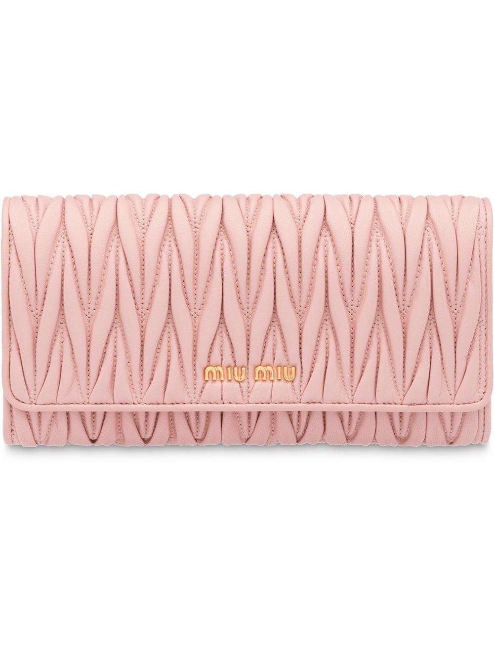 Matelassé flap wallet - 1