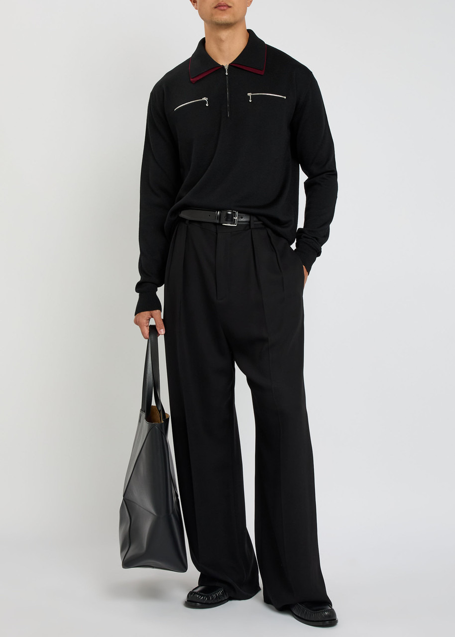 Jil Sander Wool Polo Shirt - 4