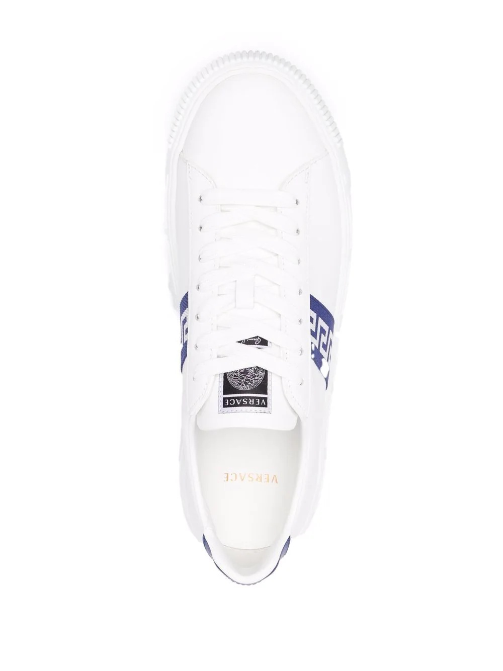 Greca stripe low-top sneakers - 4