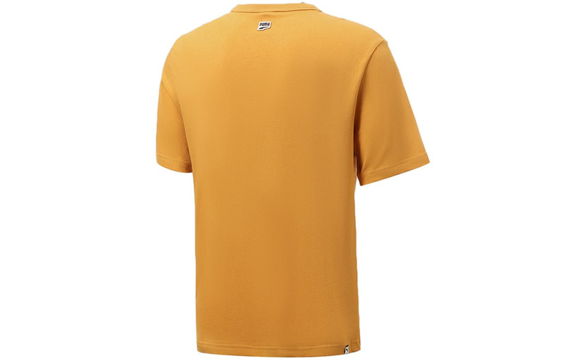 PUMA PUMA Logo Printing Sport Round NeckShort Sleeve Men's Orange 533042-37 outlook