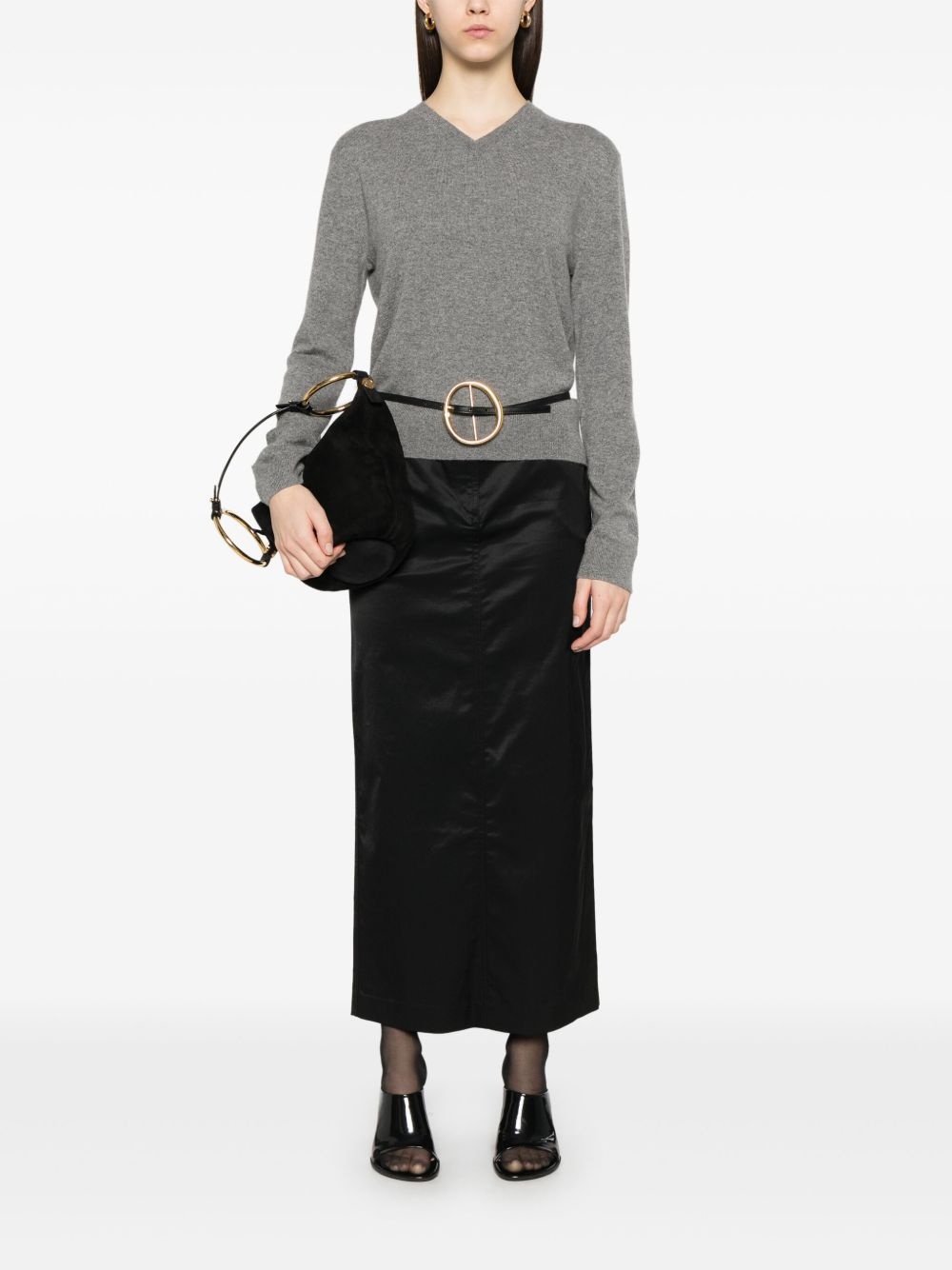 Straight midi skirt - 2