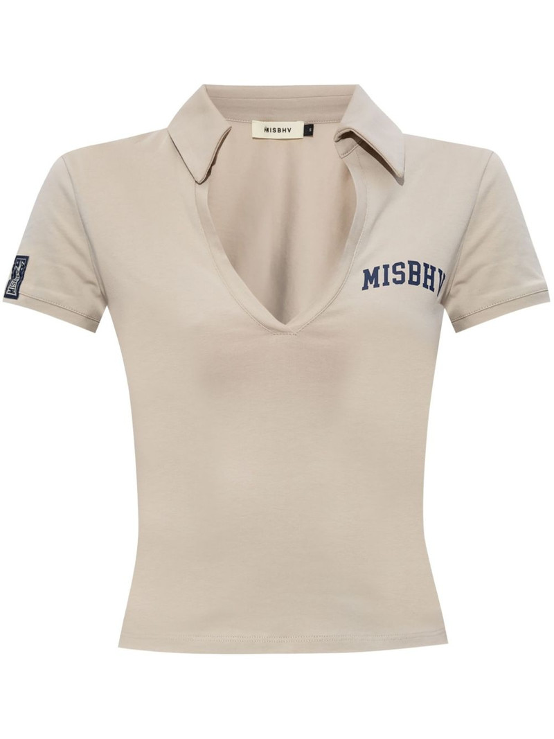 Varsity V-neck polo top 1