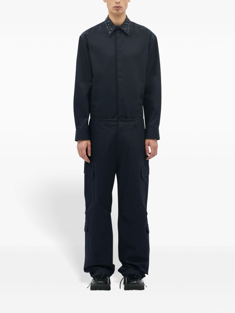 MSGM straight-leg cotton cargo trousers outlook