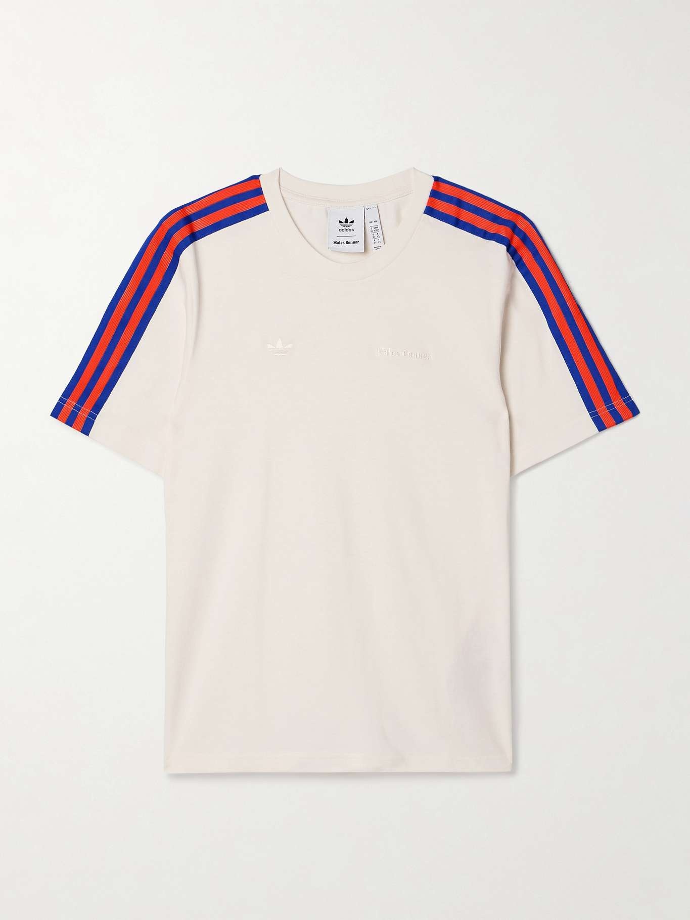 + Wales Bonner webbing-trimmed organic cotton-jersey T-shirt - 1