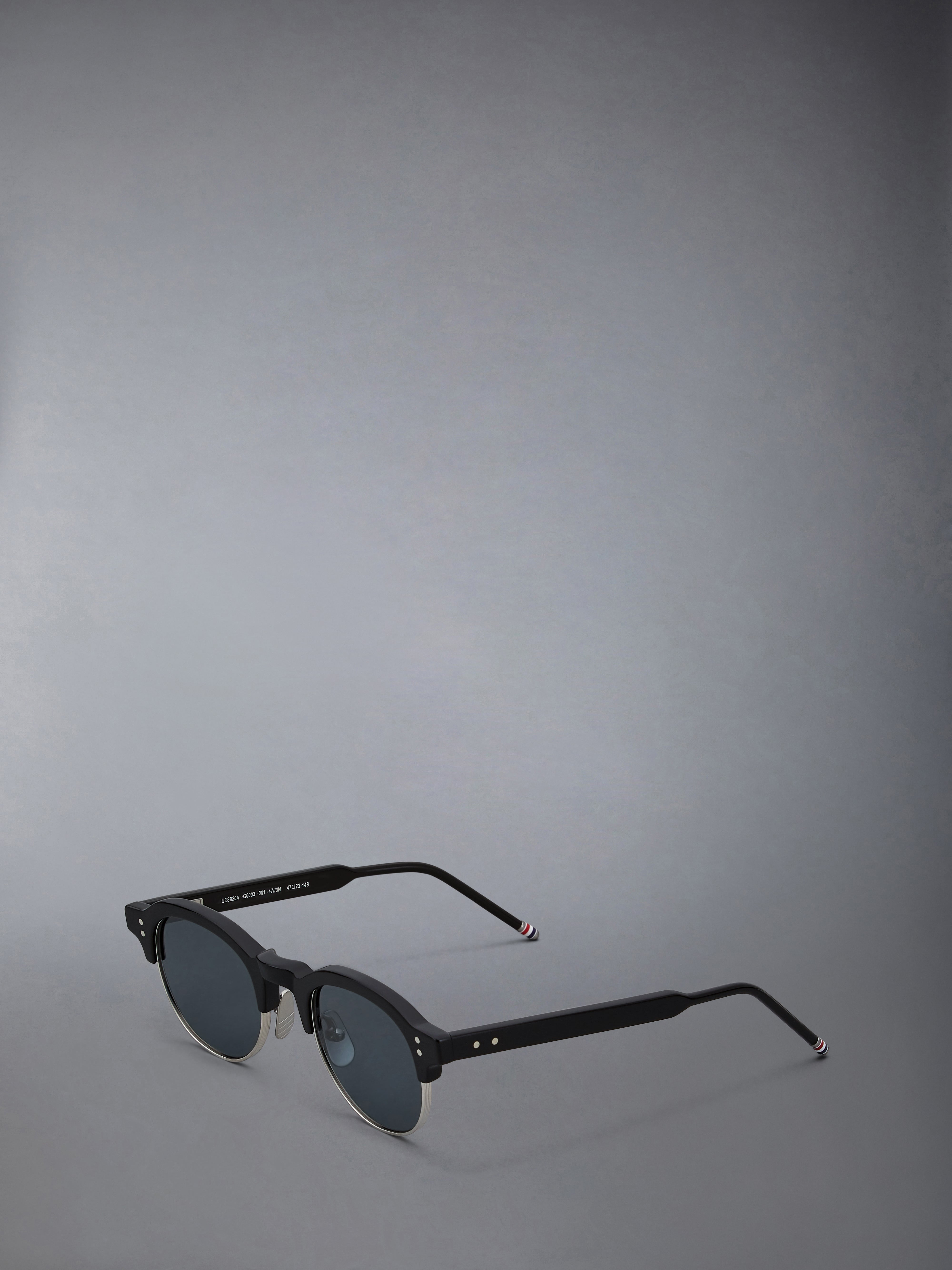 Acetate And Titanium Oval Sunglasses - 6