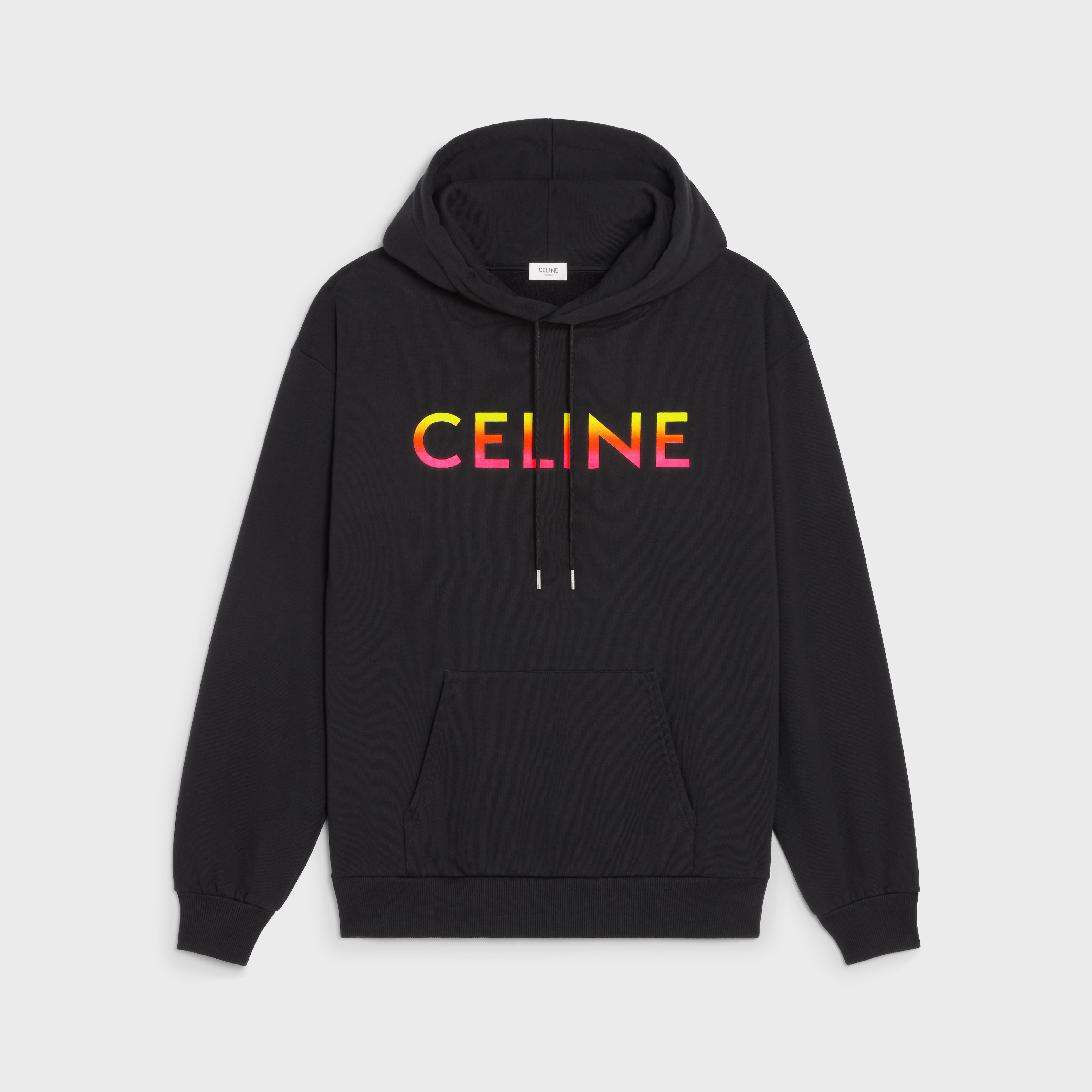 LOOSE CELINE HOODIE IN COTTON FLEECE - 1