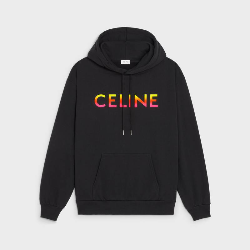 LOOSE CELINE HOODIE IN COTTON FLEECE 1