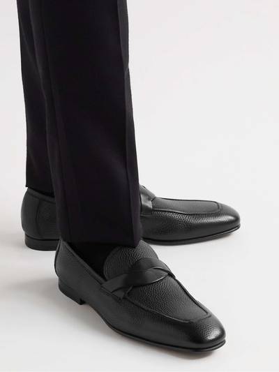 TOM FORD Sean Full-Grain Leather Loafers outlook