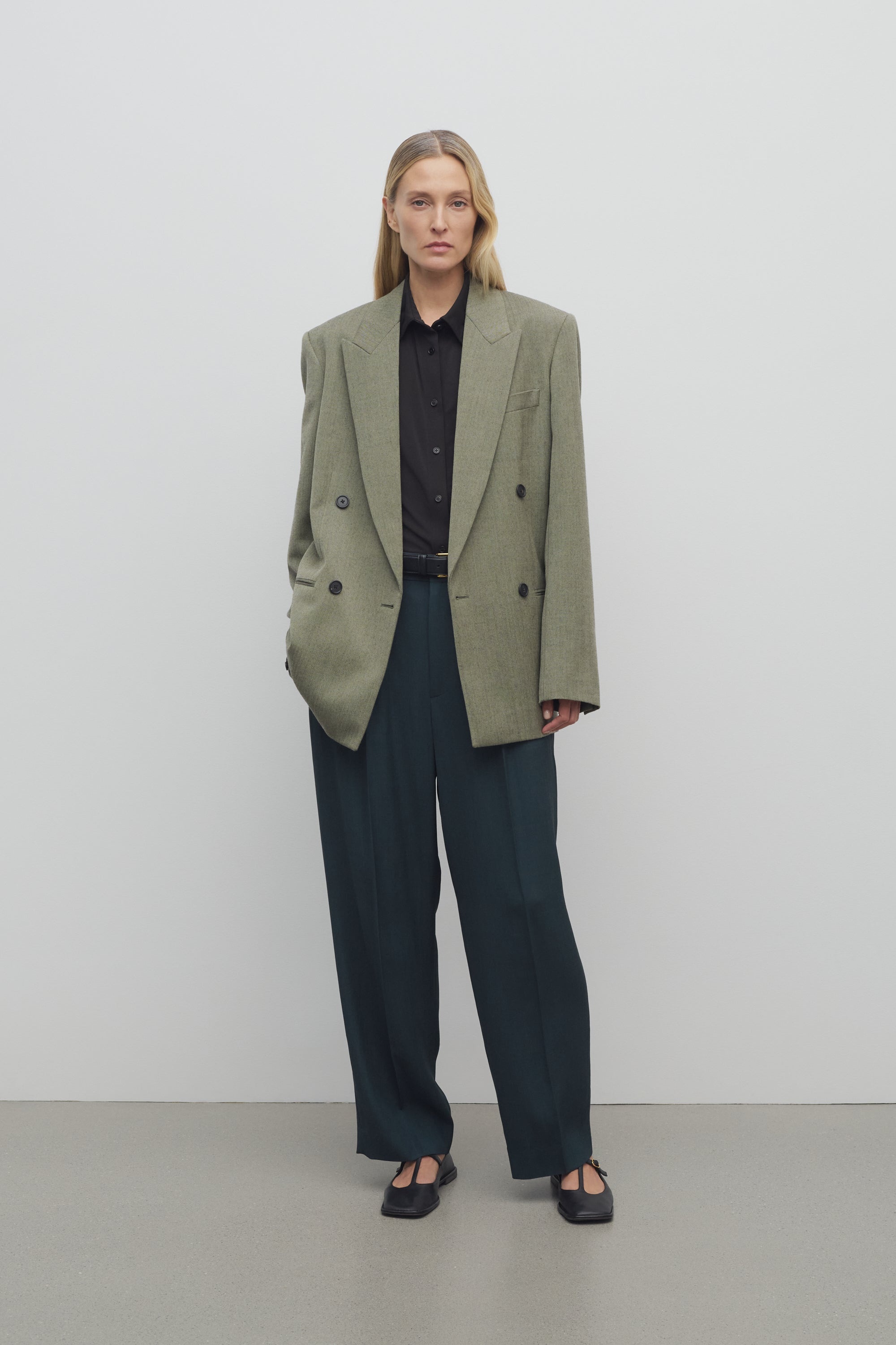 Lilas Pant in Virgin Wool - 3