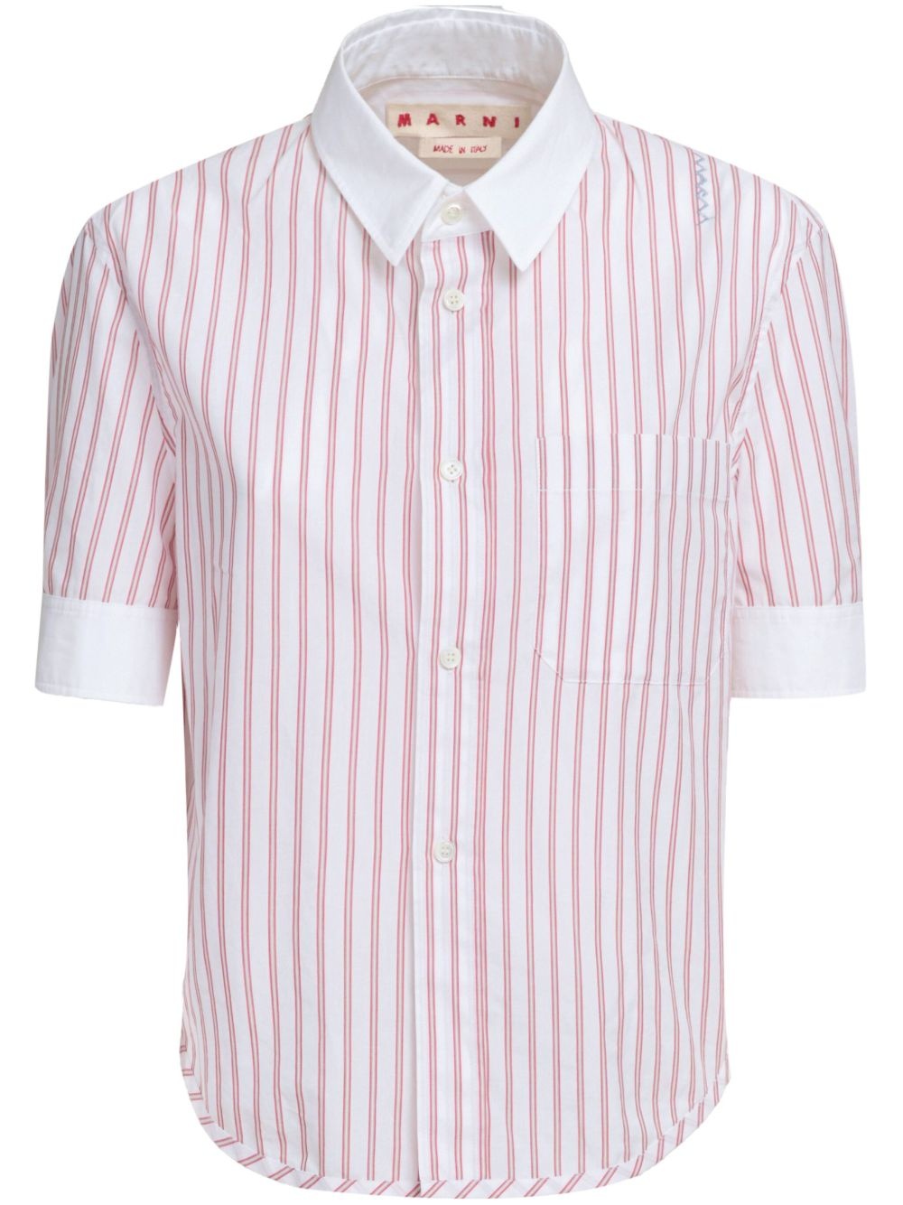 striped cotton shirt - 1