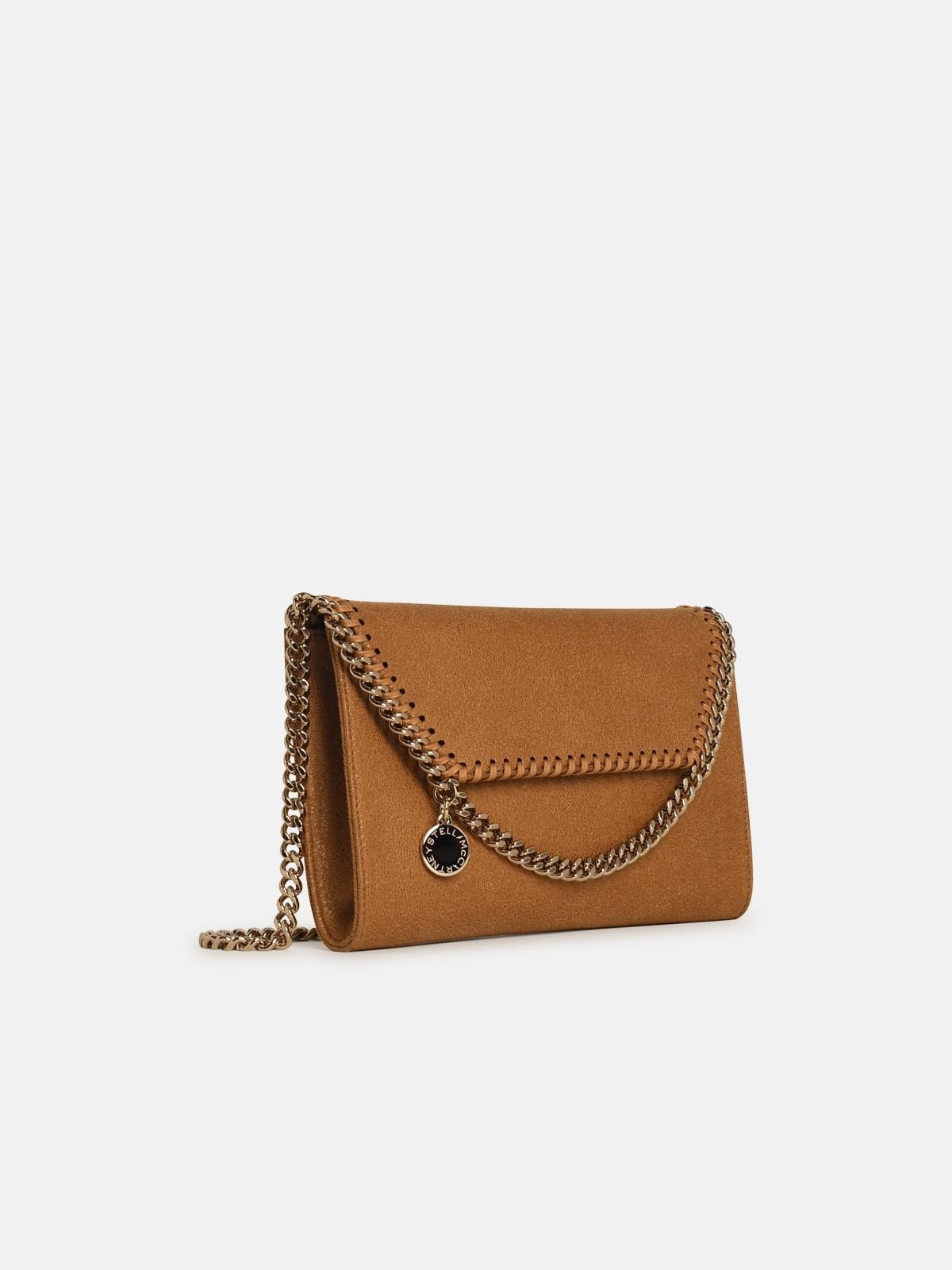Stella McCartney 'FALABELLA' MINI CROSSBODY BAG IN GOLD