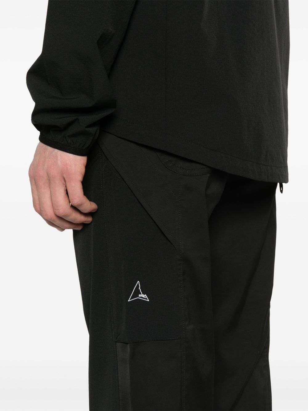 panelled-design trousers - 5