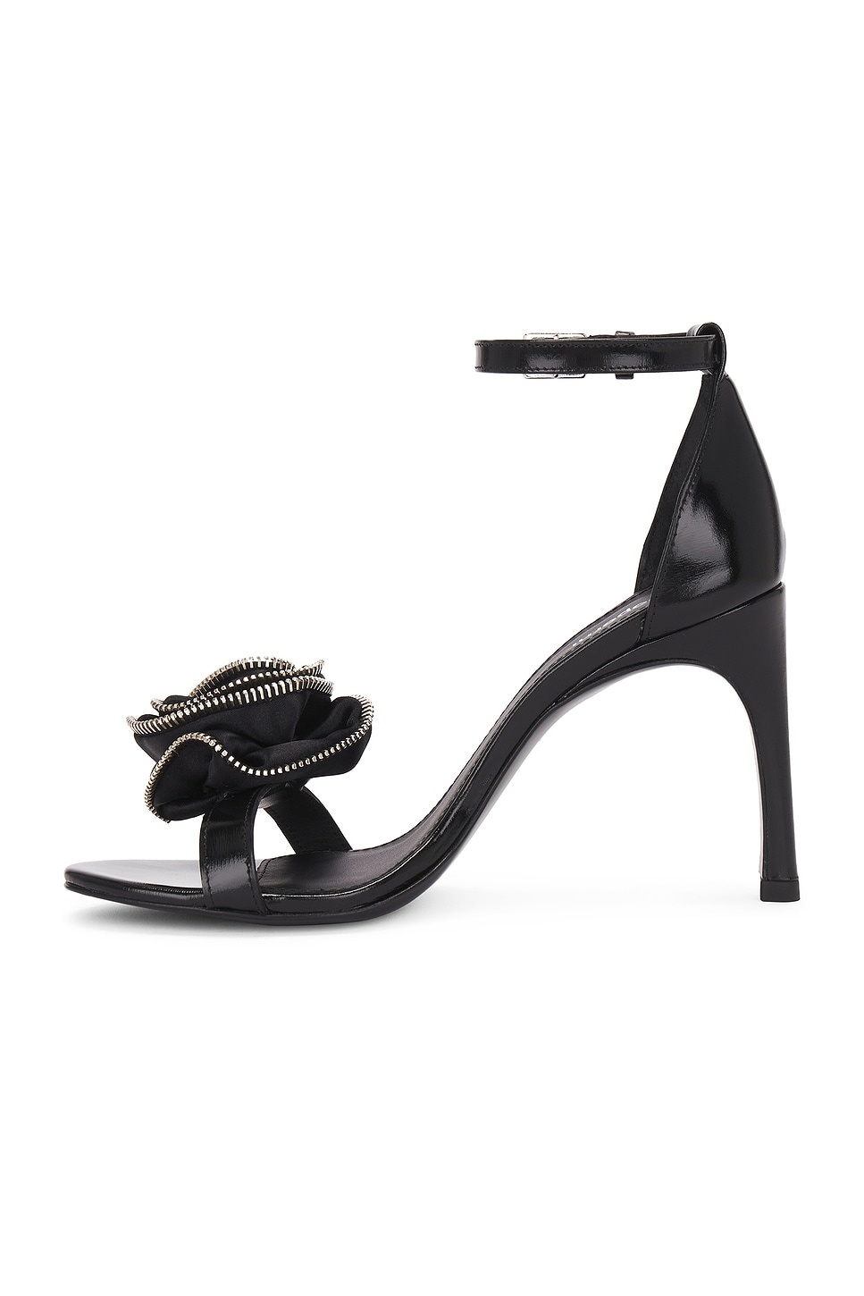 Flower Single Strap Sandals - 5